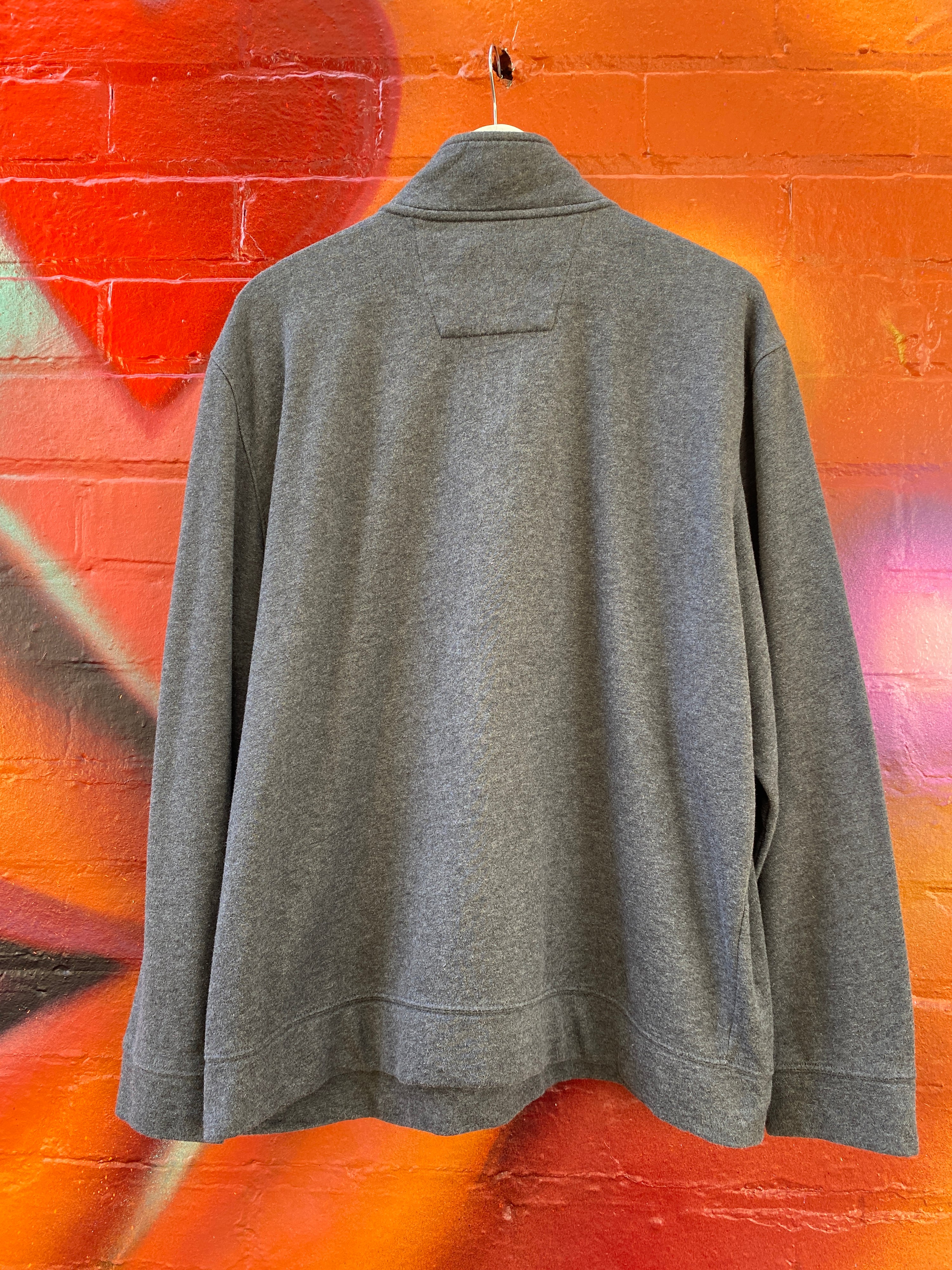 XL - Nautica Dark Grey 1/4 Zip Jumper