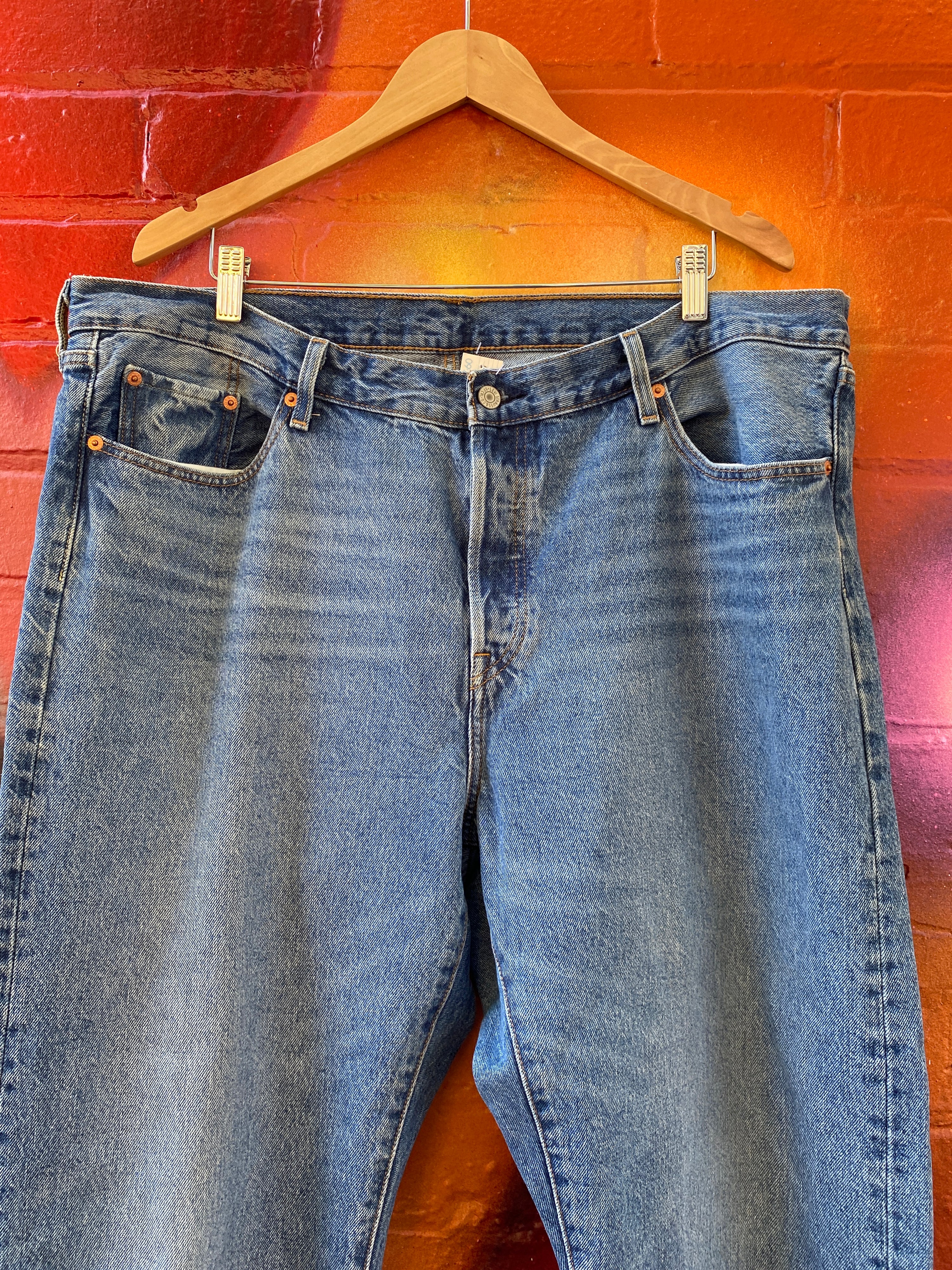 18 - Levi's 501 Ladies Light Blue Denim Jeans