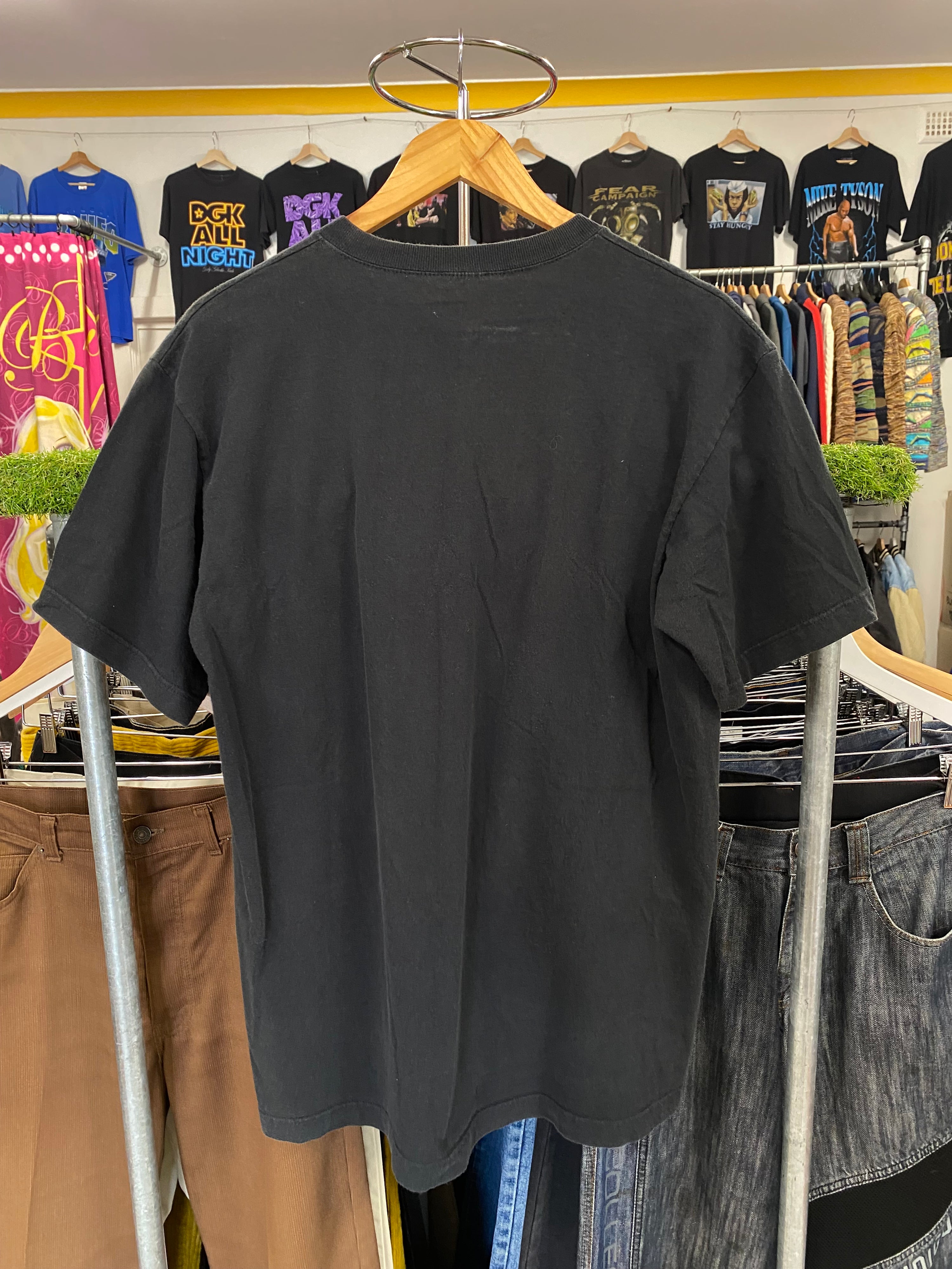 [L] 1990s Garfield Gone Fishing x Bonds Australia Tshirt