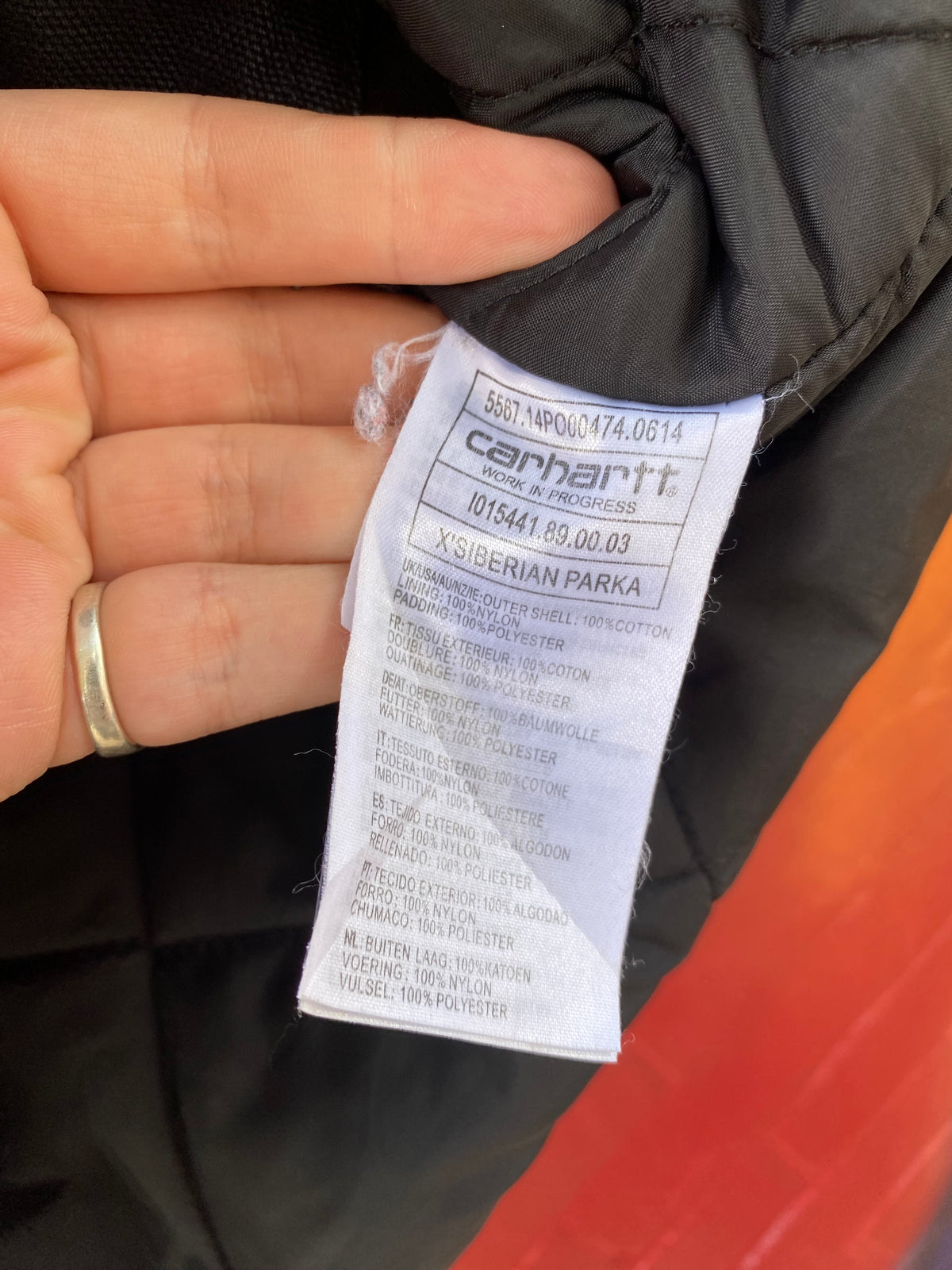 [M] Carhartt WIP X'Siberian Parka Black