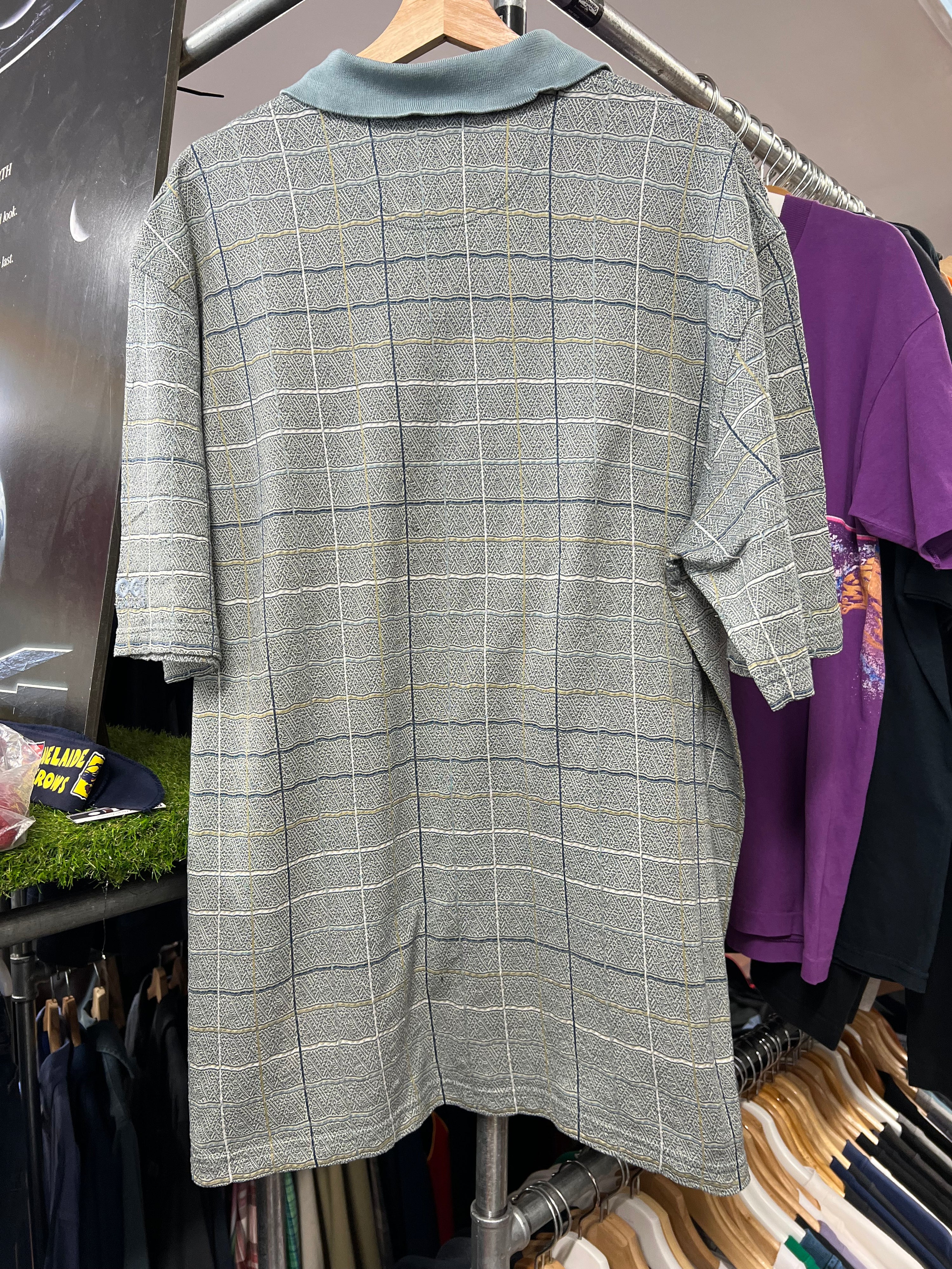 [XL] 2000s Coogi Green Polo Shirt