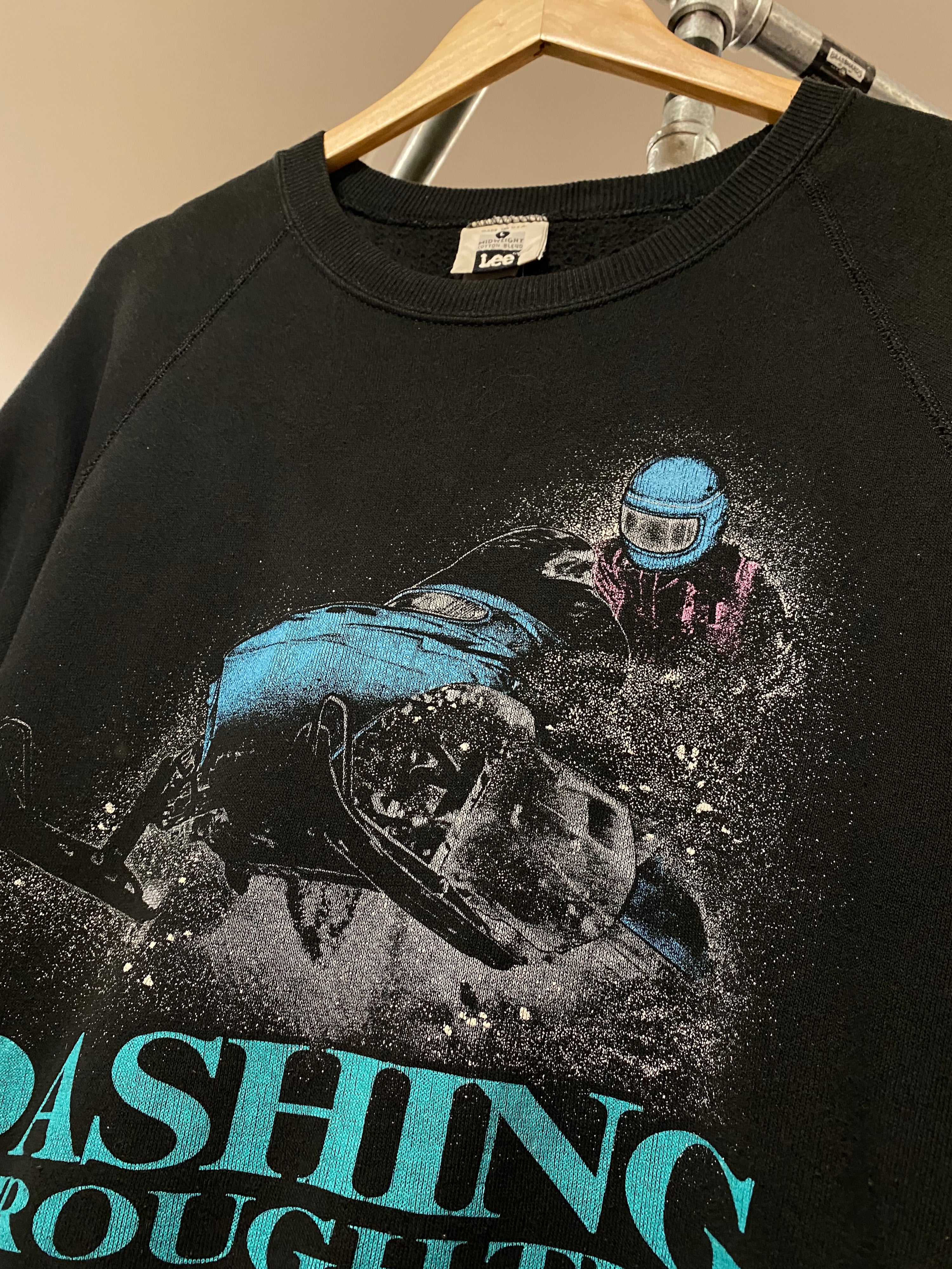[L] Vintage Dashing Through The Snow Jumper