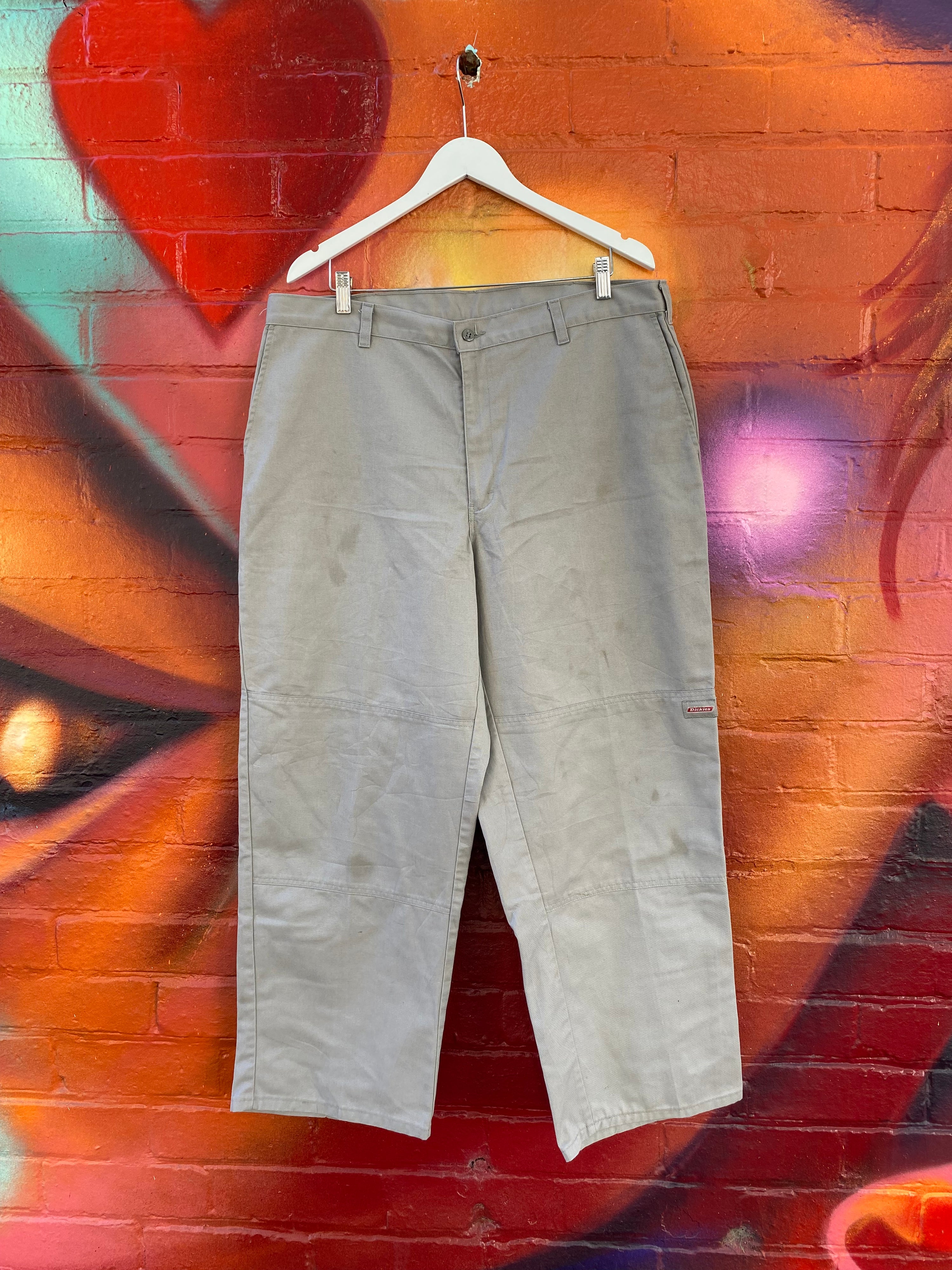 [38] Dickies Light Grey Work Pants D118
