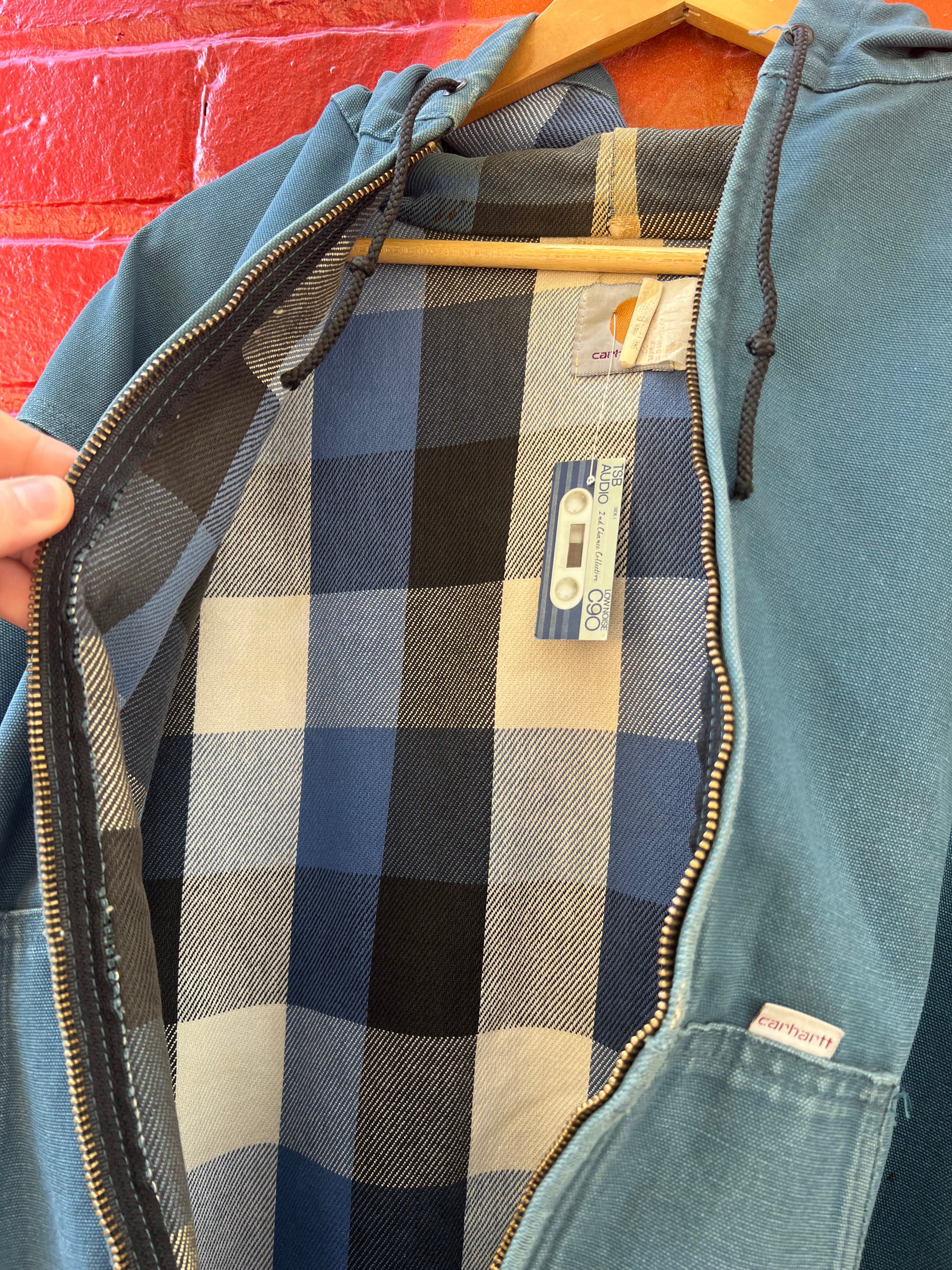 [2XL] Vintage Carhartt J05 Flannel Lined Active Jacket