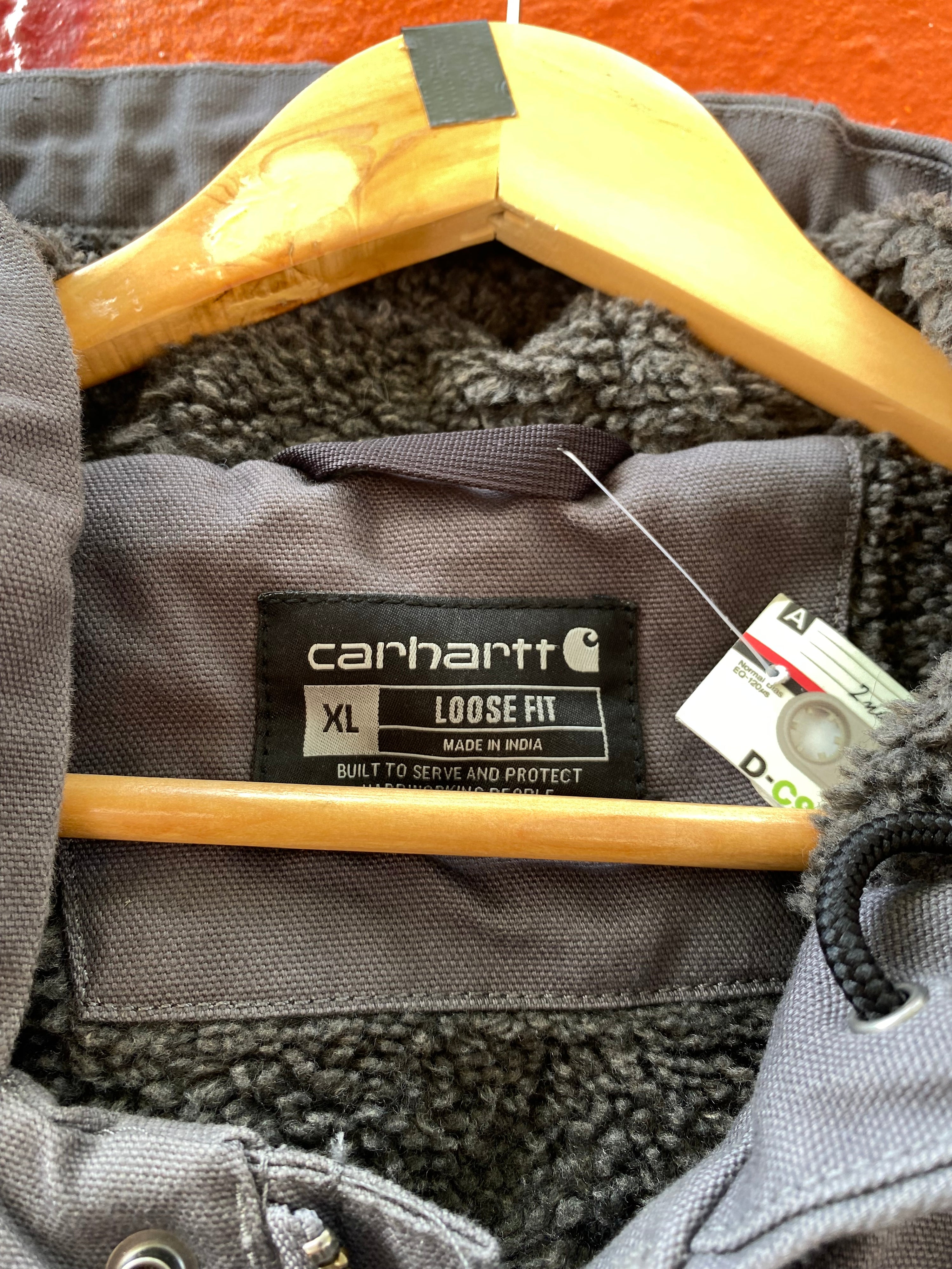 [XL] Carhartt Grey Chore Jacket Broken Zip