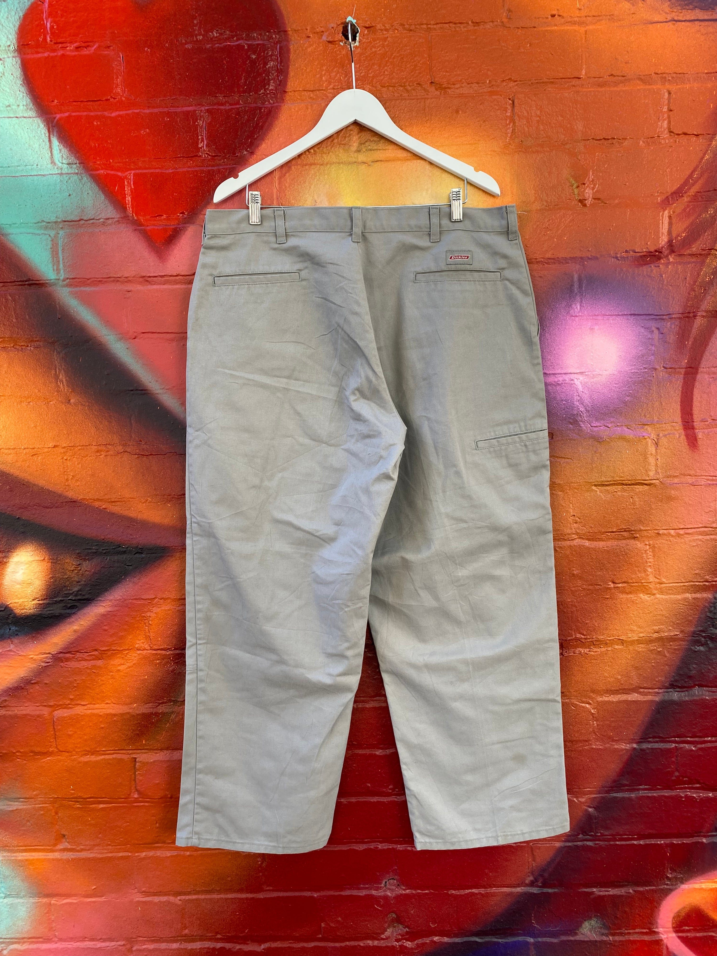 [38] Dickies Light Grey Work Pants D118