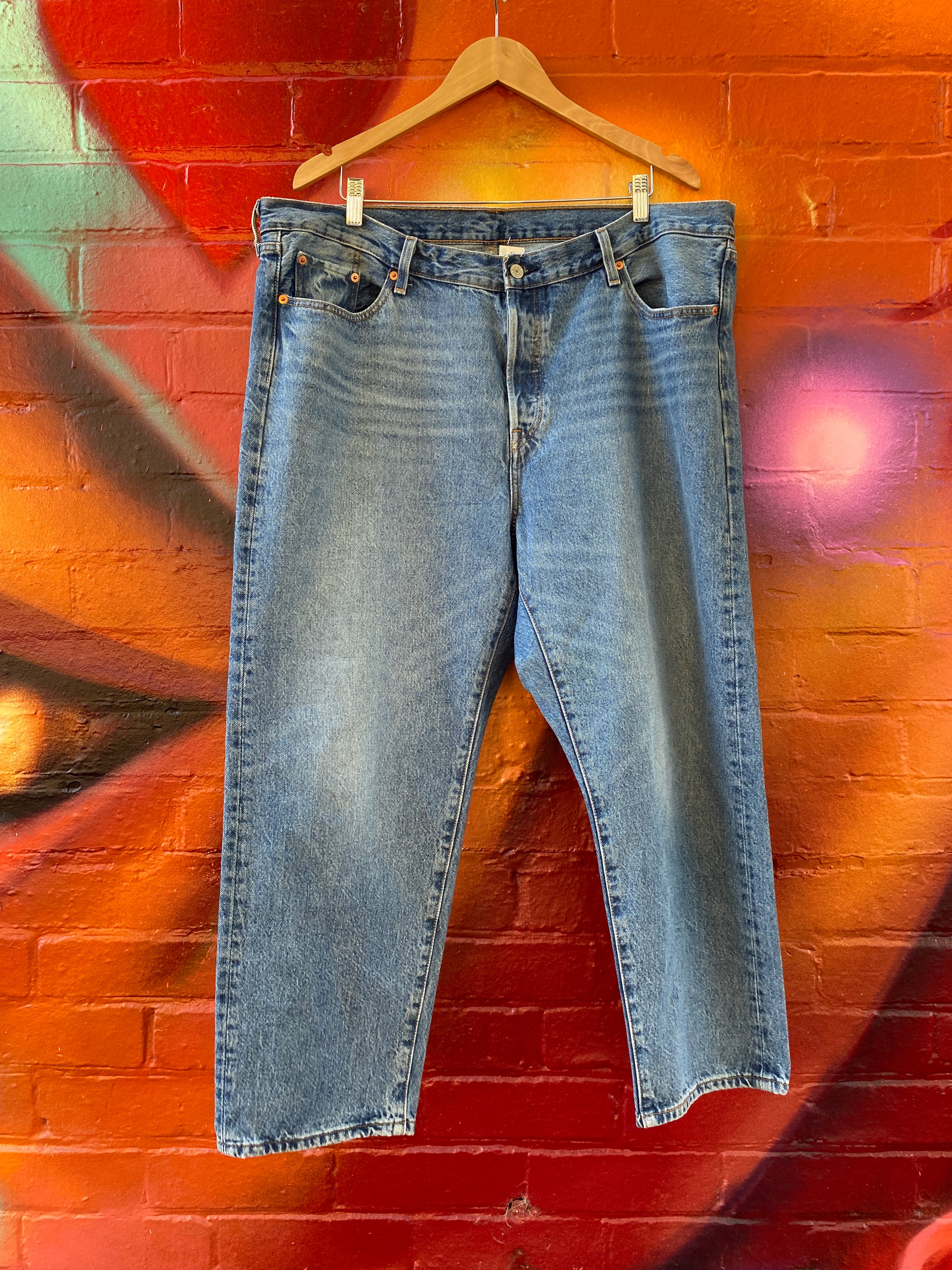 18 - Levi's 501 Ladies Light Blue Denim Jeans
