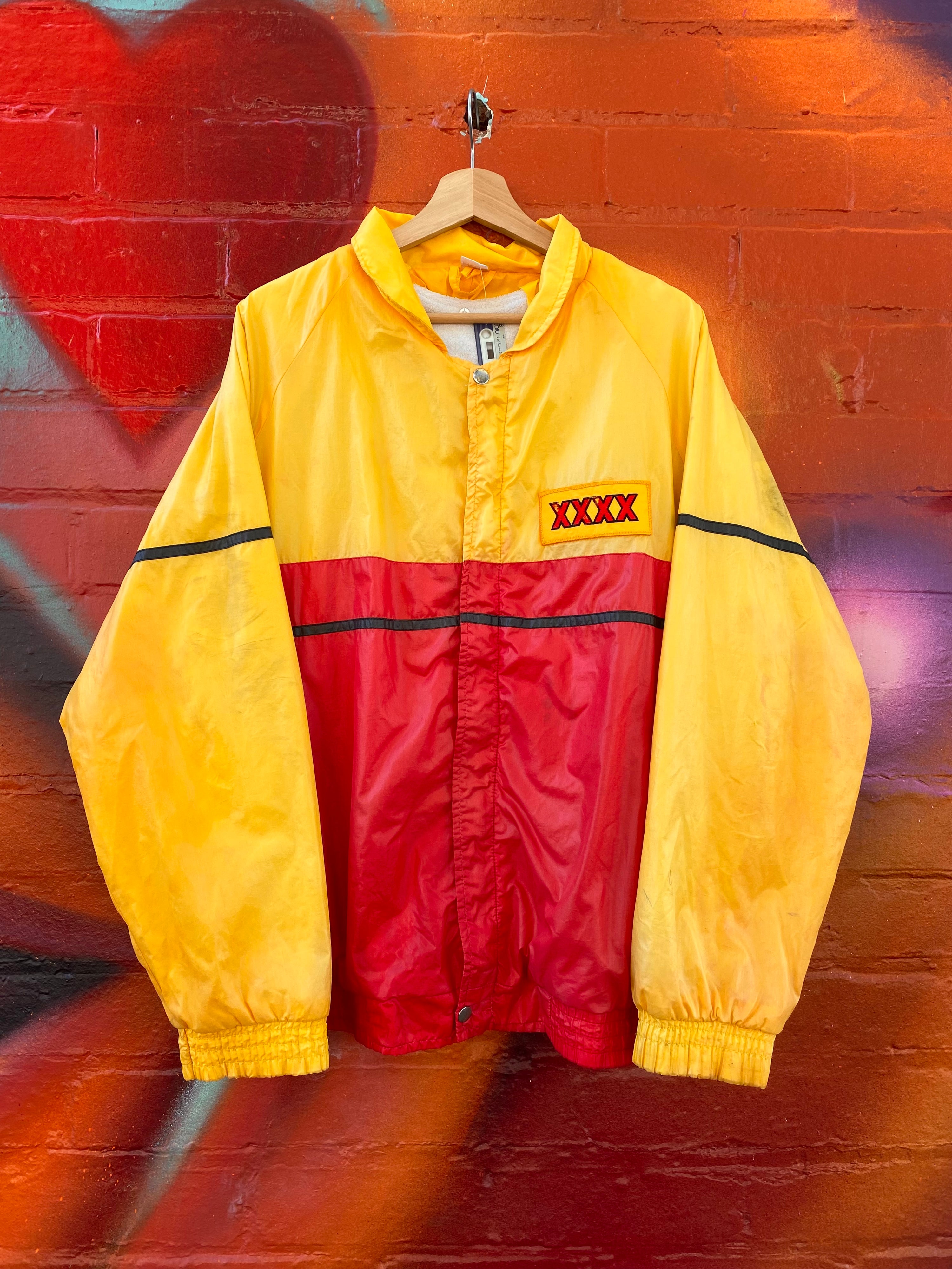 [2XL] Vintage XXXX Fleece Lined Yellow Jacket