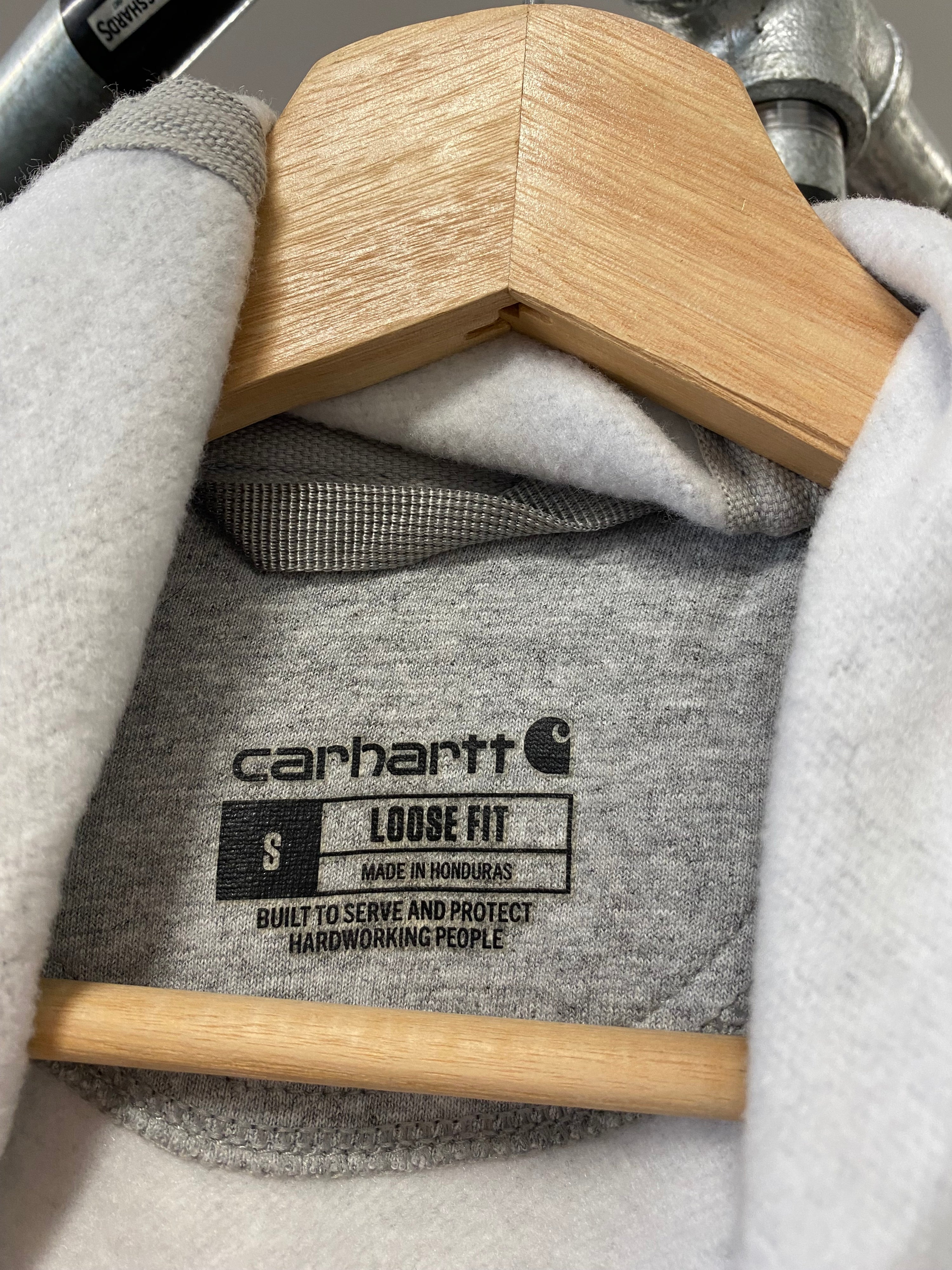 [S] Carhartt 'Strunk Robertson Consulting' Grey Hoodie