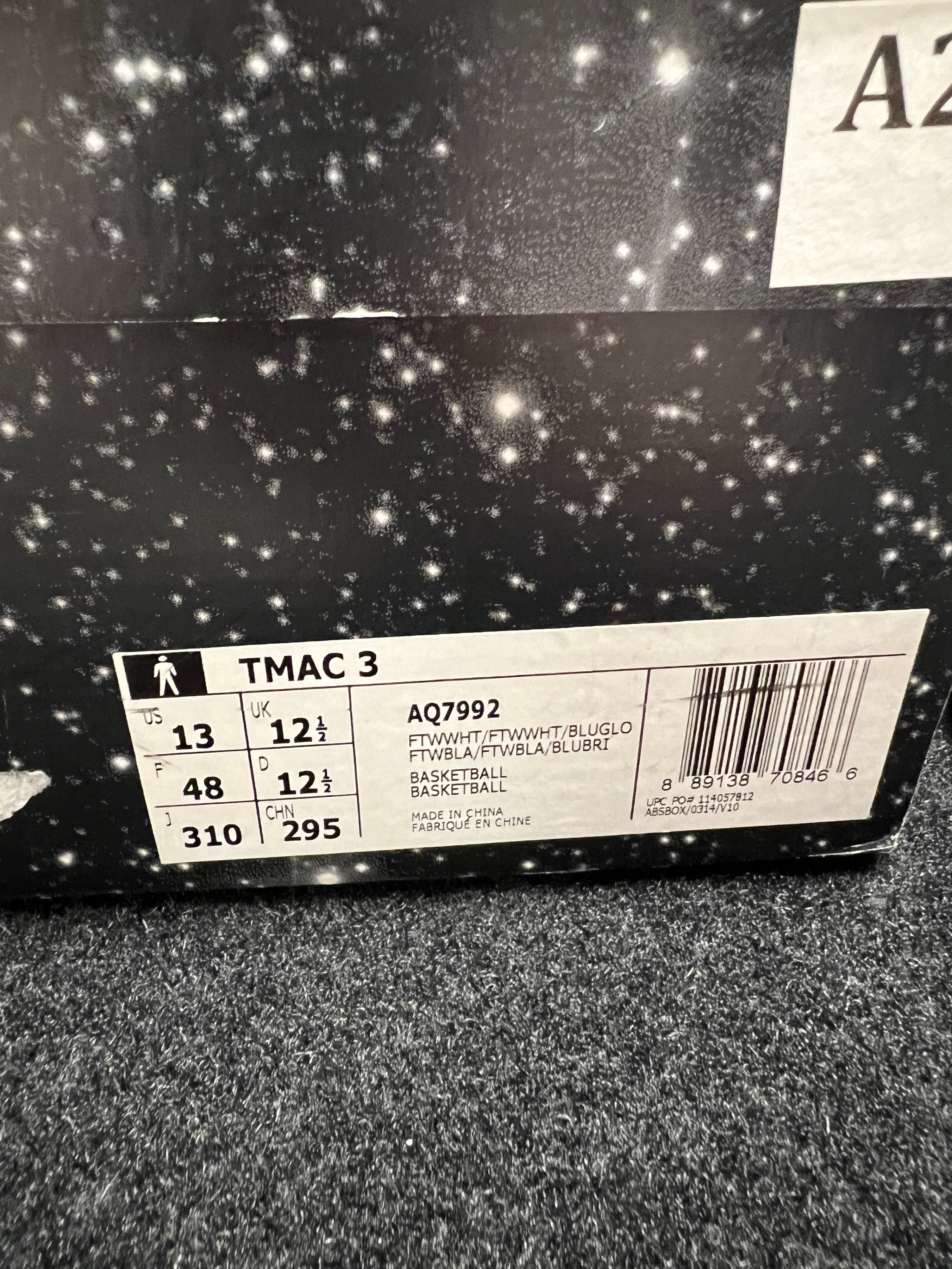 US13 - 2016 Adidas TMAC 3 Glow In The Dark Shoes NEW AQ7992