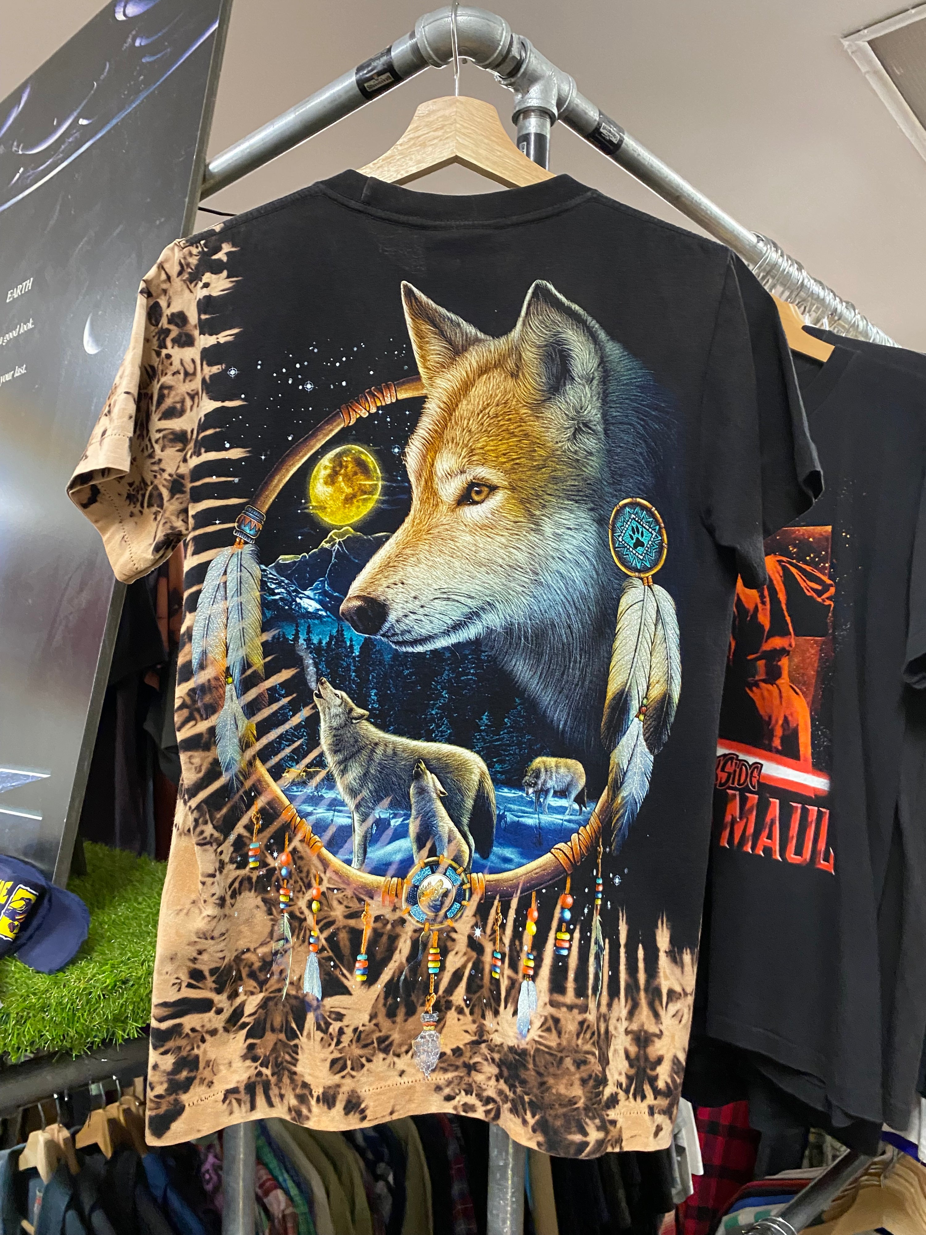 [S] Rock Nature Wolf Tie Dye