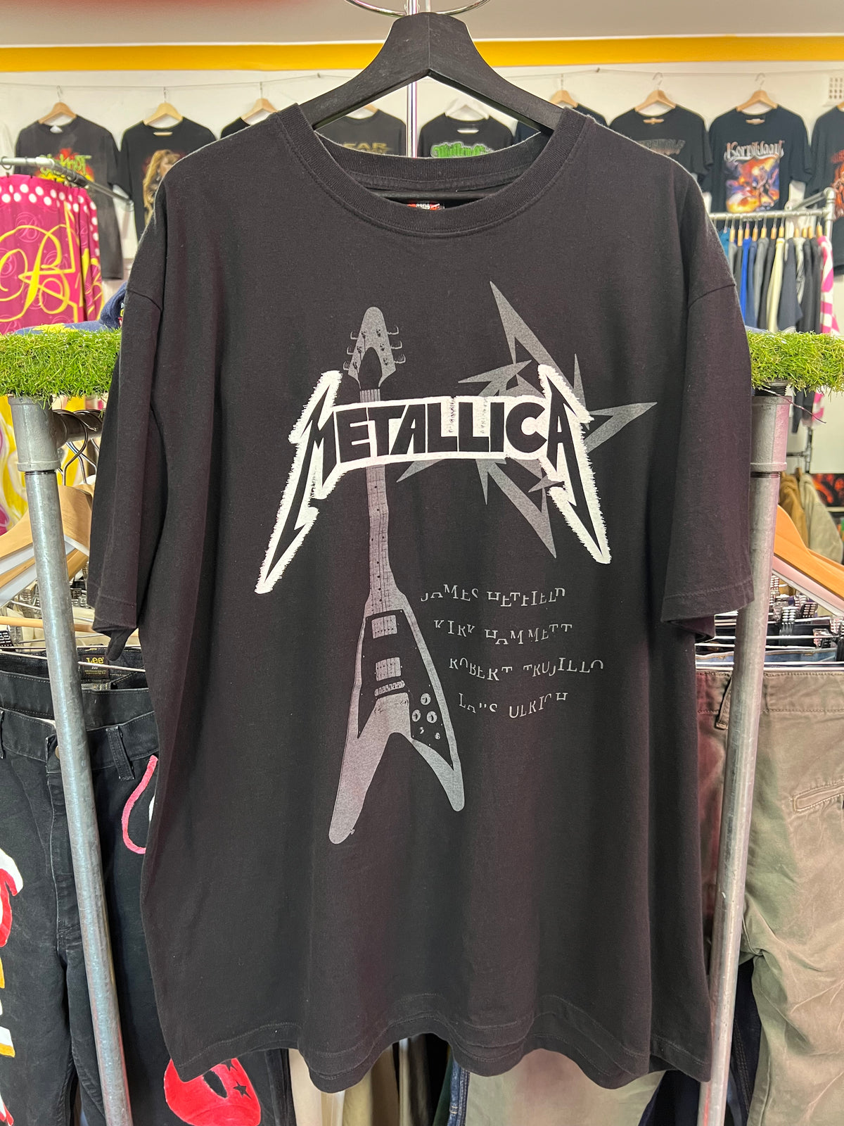 [2XL] Metallica Guitar Double Sided Rock Yeah Tshirt