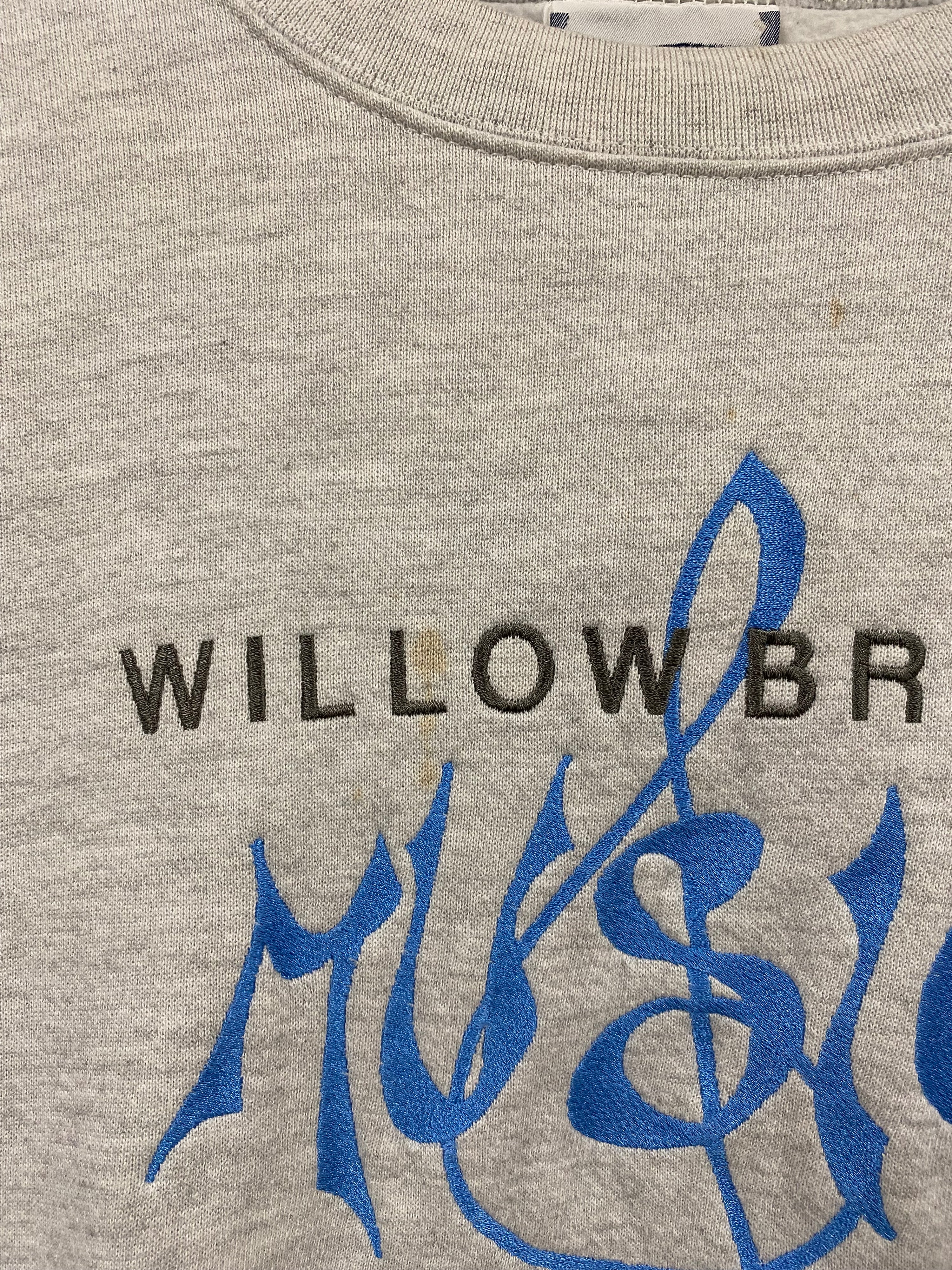 [L] Embroidered Willowbrook Music Vintage Jumper