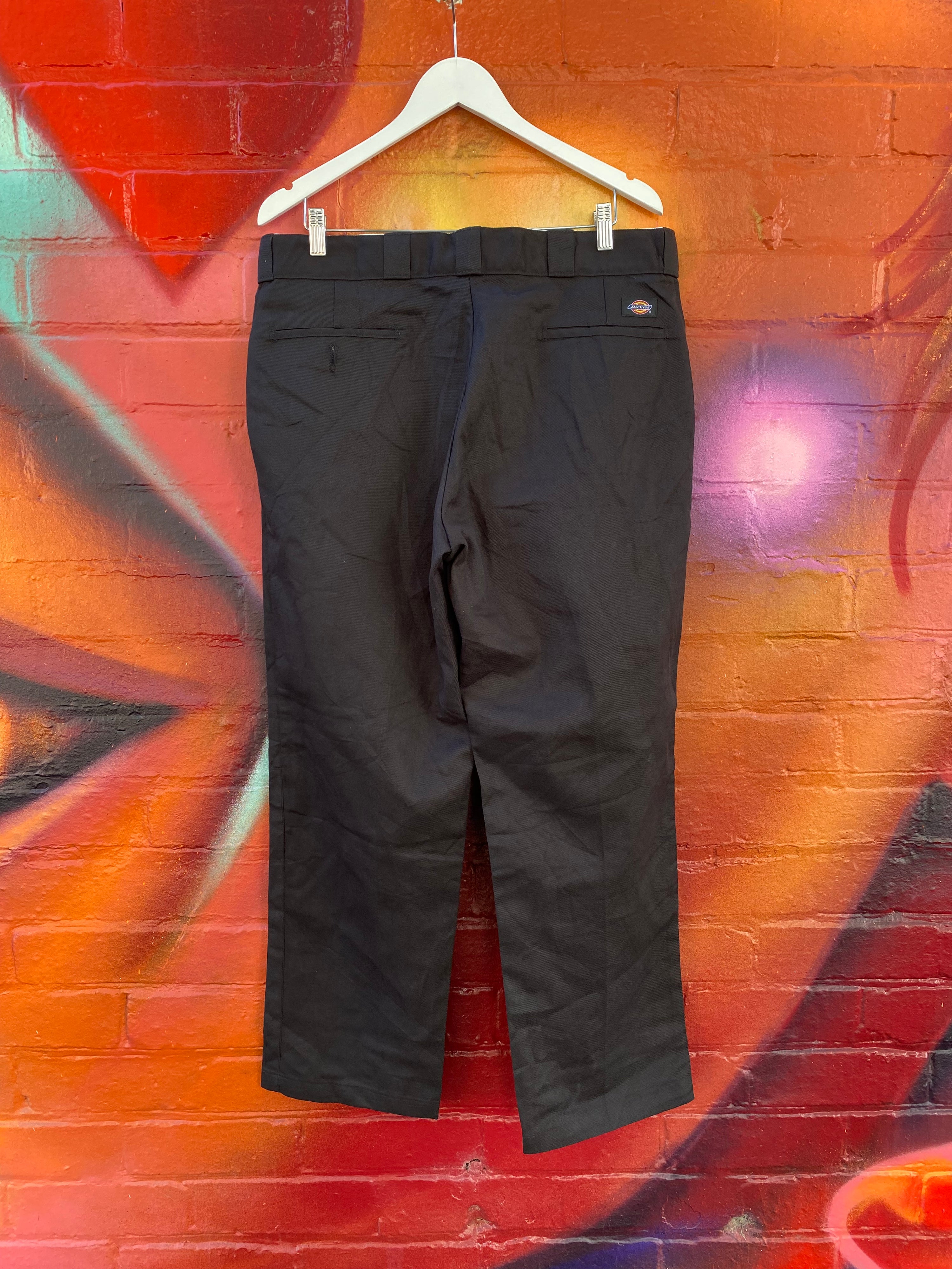 [38] Dickies Black 874 Work Pants D135