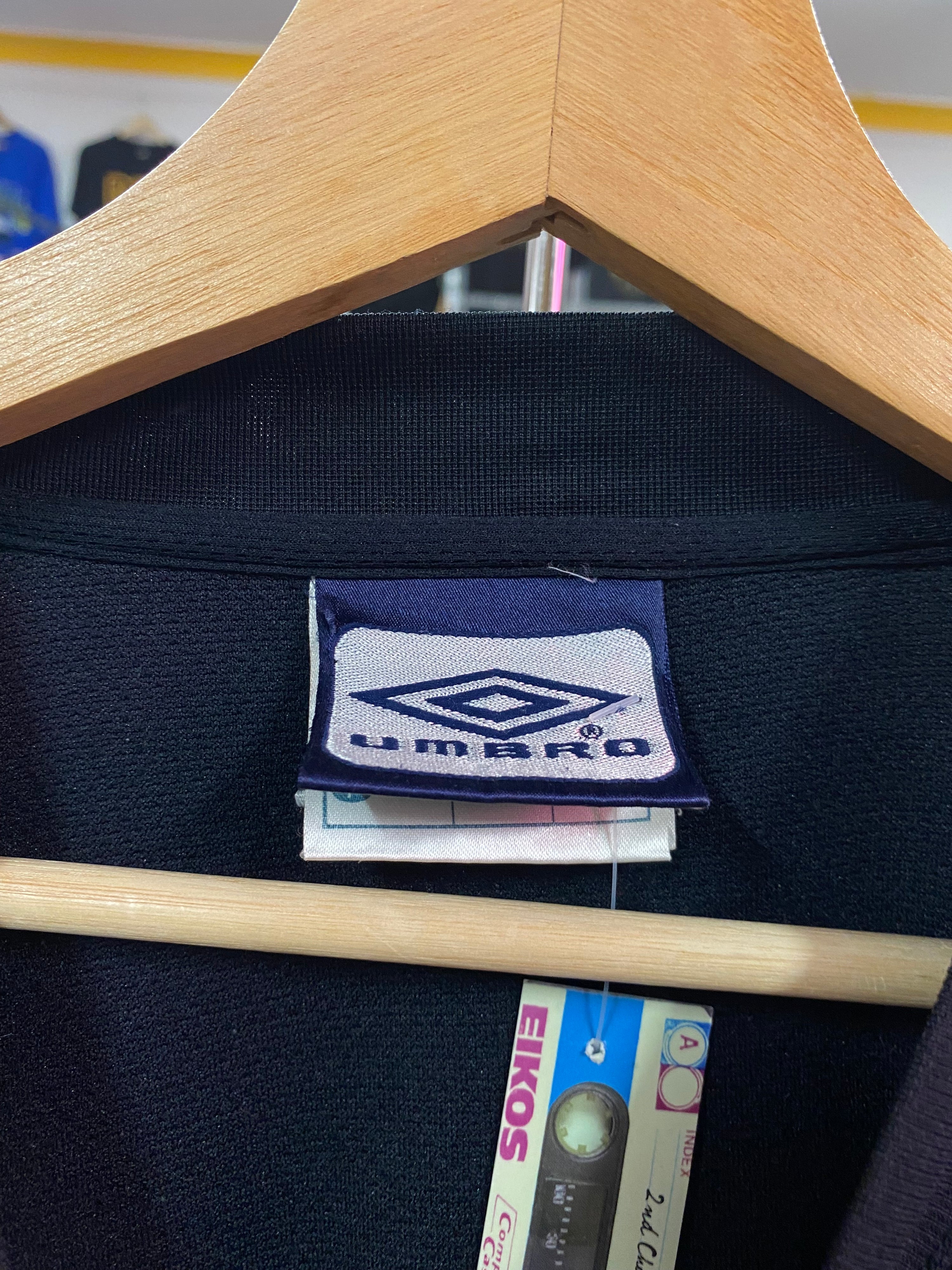 [2XL] Umbro Black Jumper Sleeve Logo