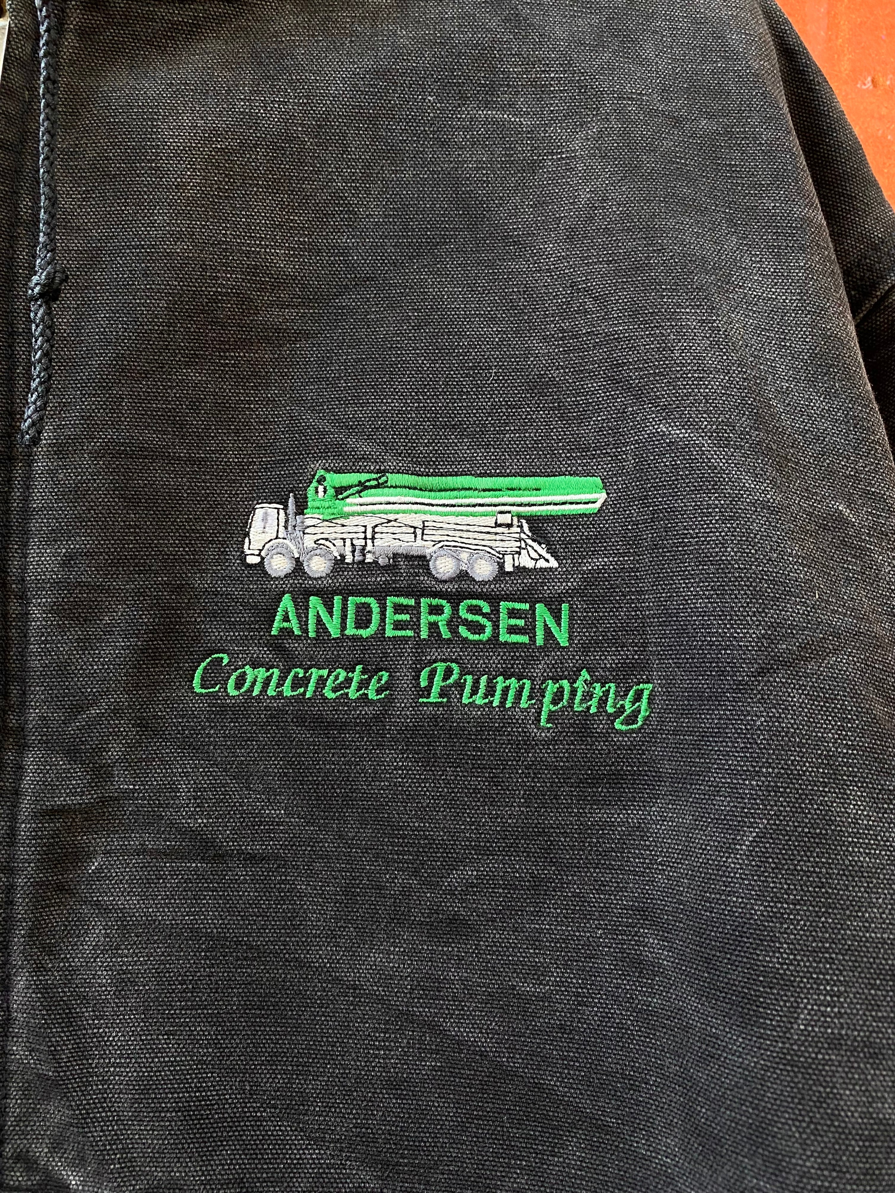 [XL] Carhartt Faded Black 'Andersen Concrete Pumping' Active Jacket