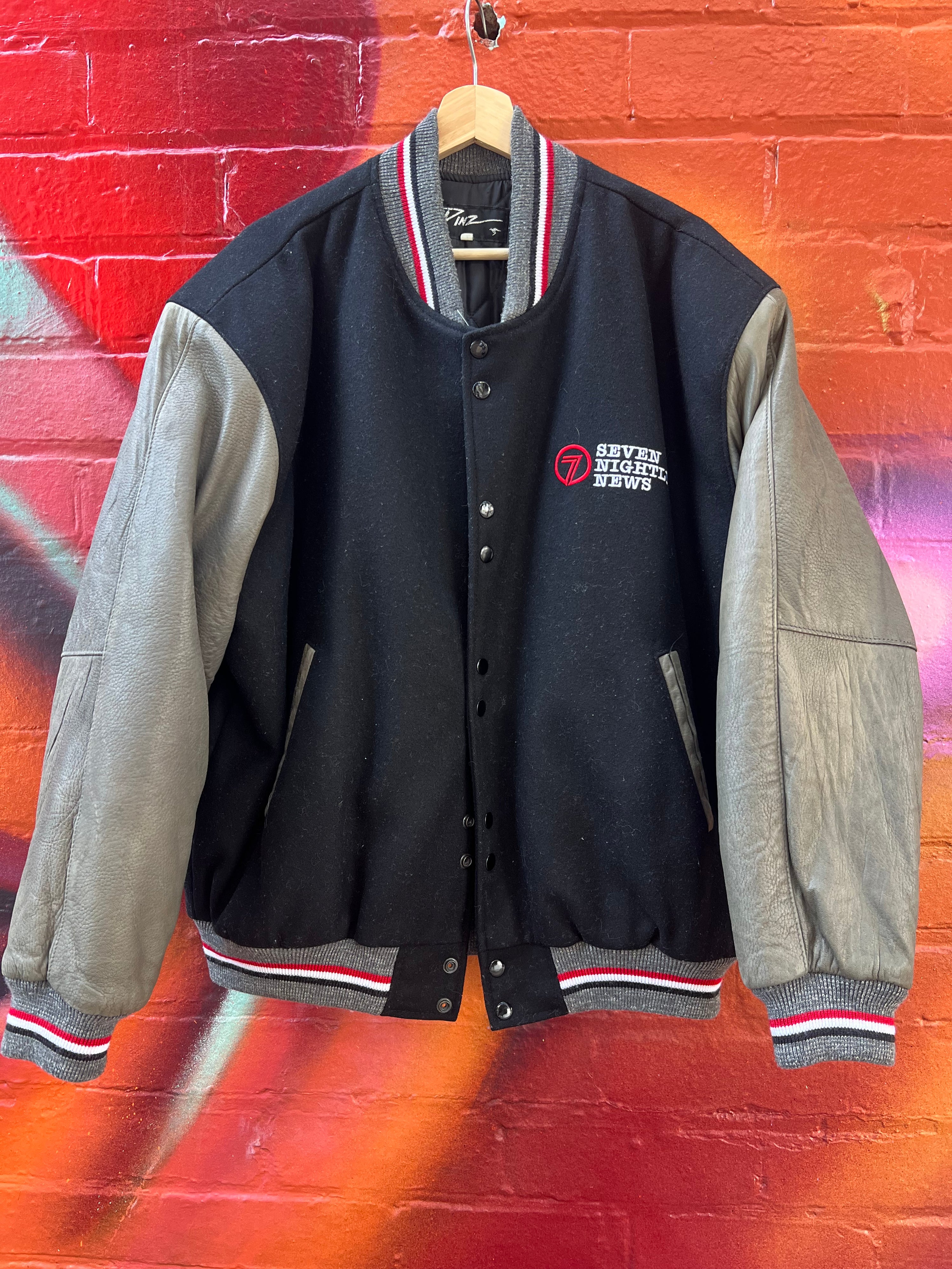 [L] 1990s Channel Seven Nightly News Crew Jacket