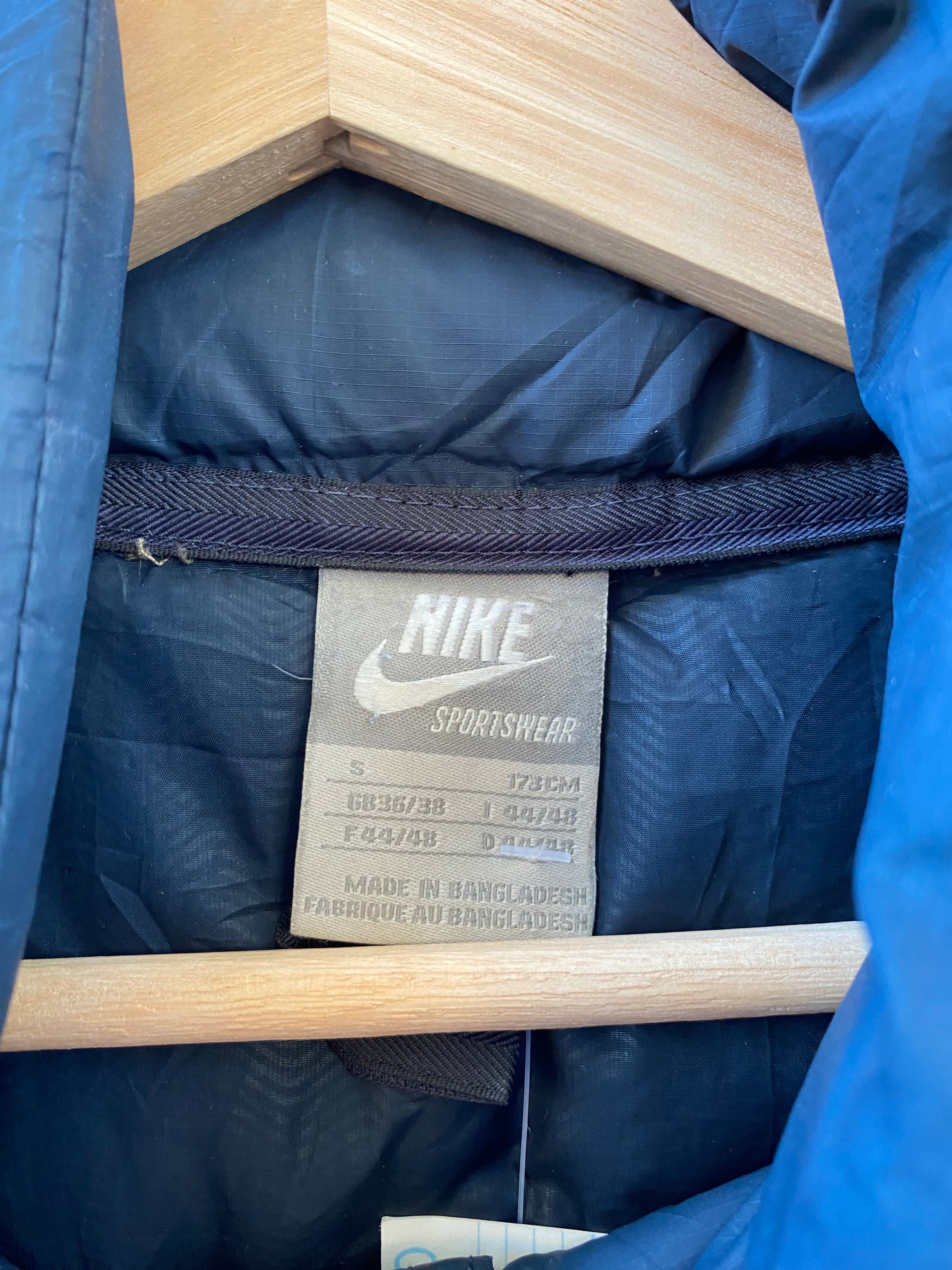[S] Nike Sports Navy Down Filled Puffer Jacket