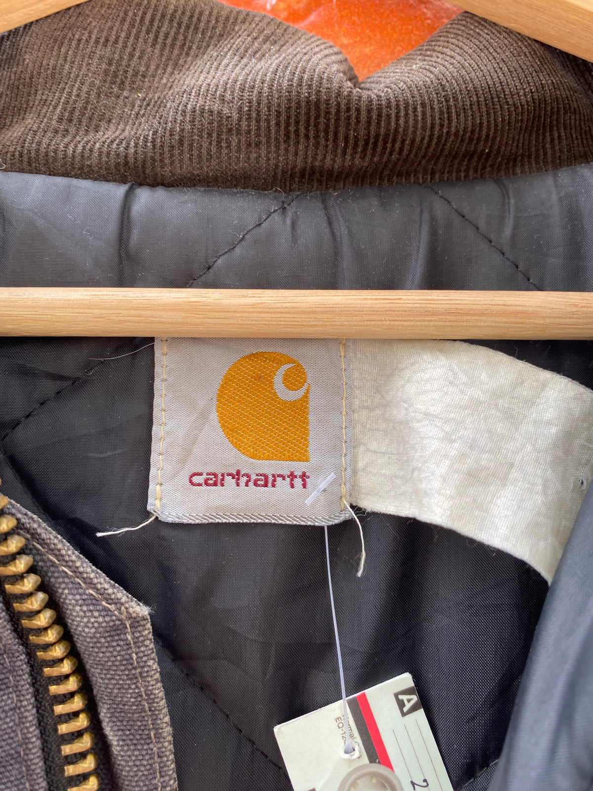 [XL] Carhartt Grey Quilted Interior Chore Coat