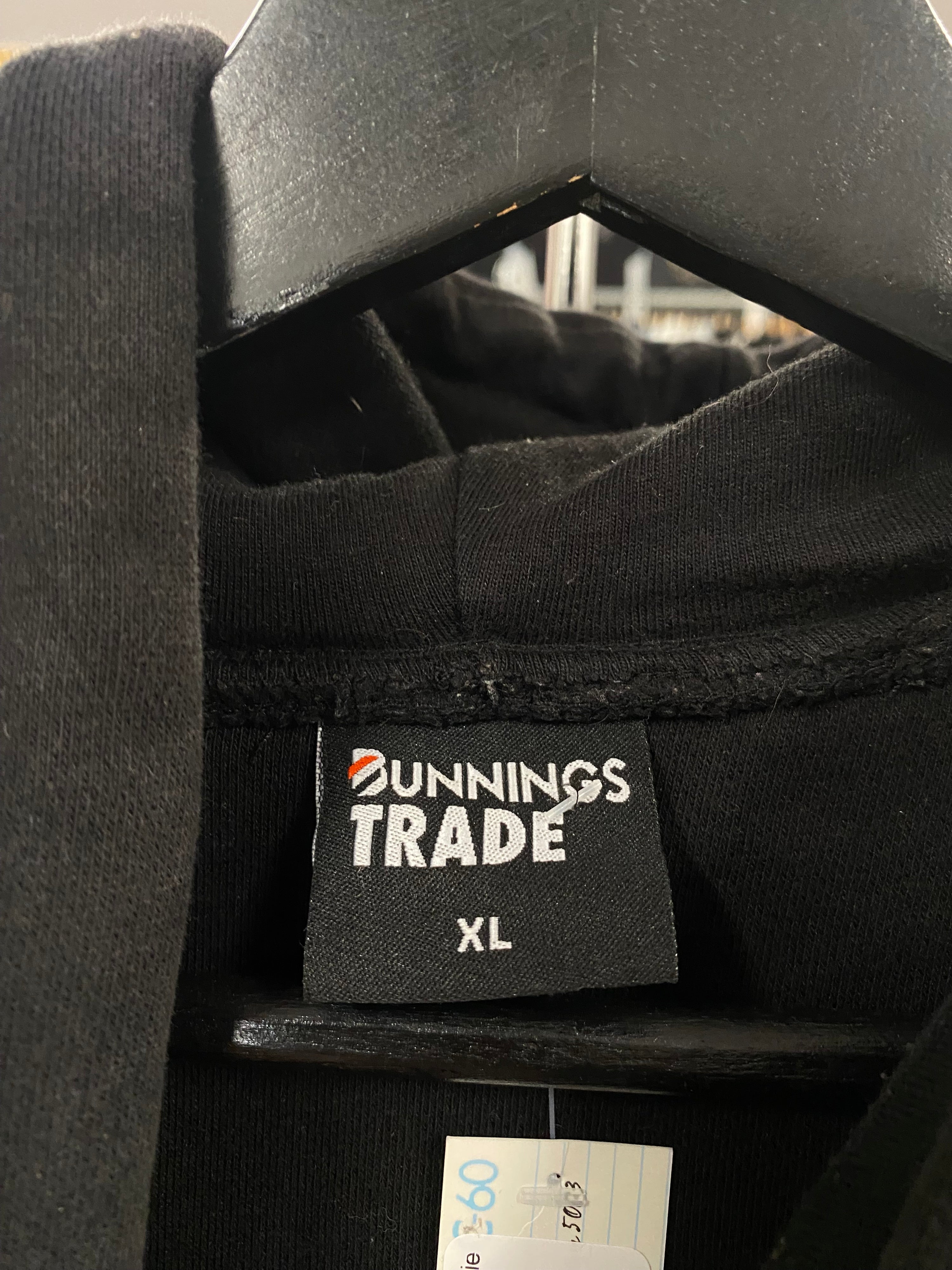 [XL] Bunnings Trade Black Hoodie