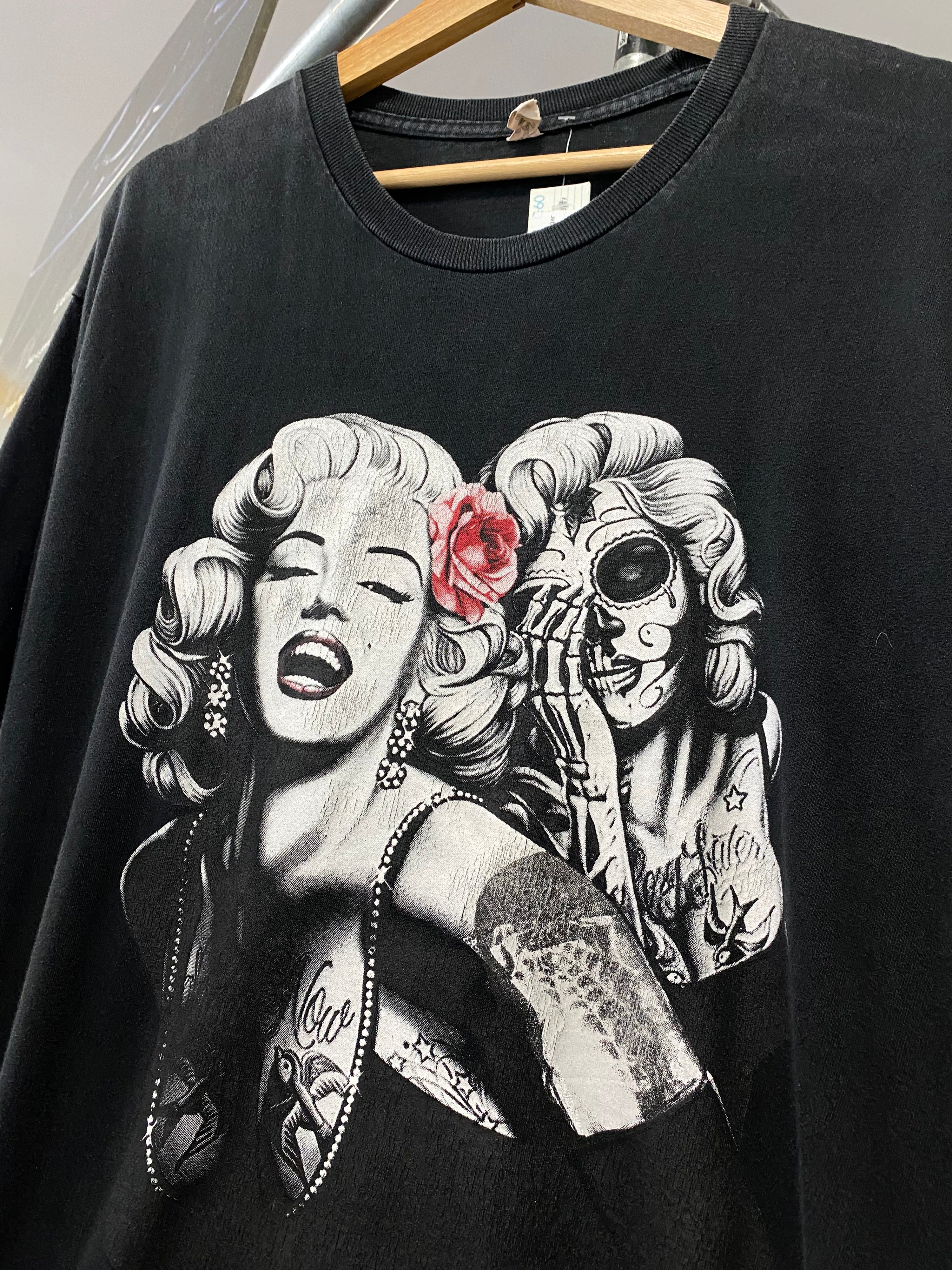 XL - Marilyn Monroe Tattoo Sugar Skull Portrait