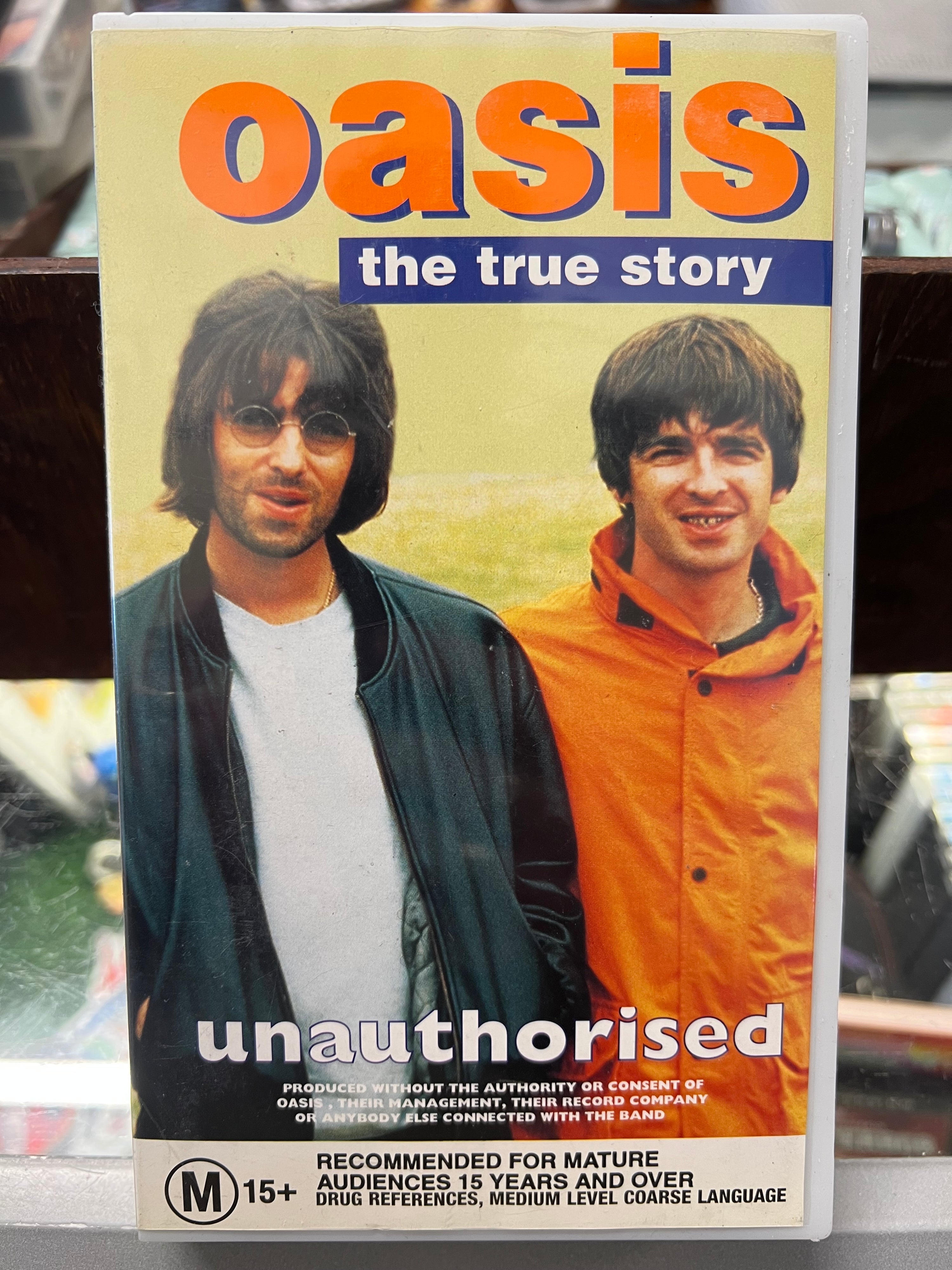 VHS: 1996 Oasis The True Story: Unauthorised