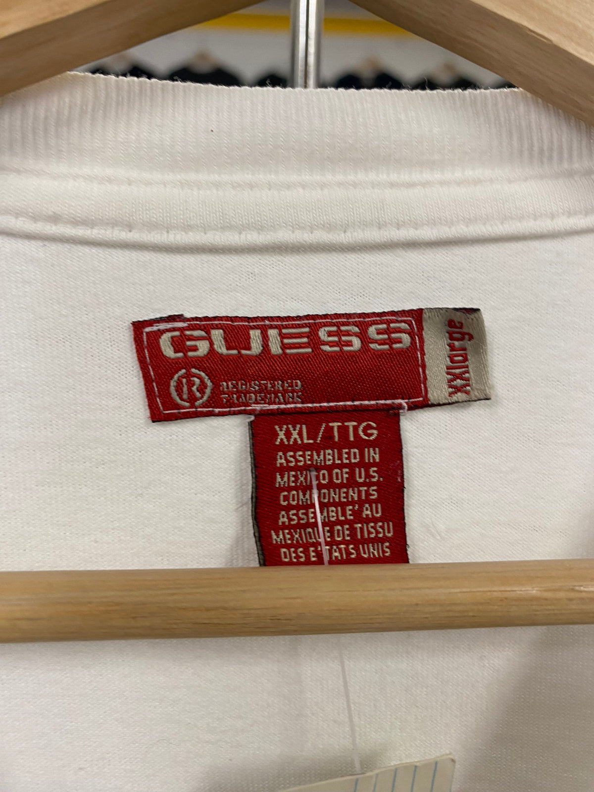 [2XL] Guess Jeans White Tshirt