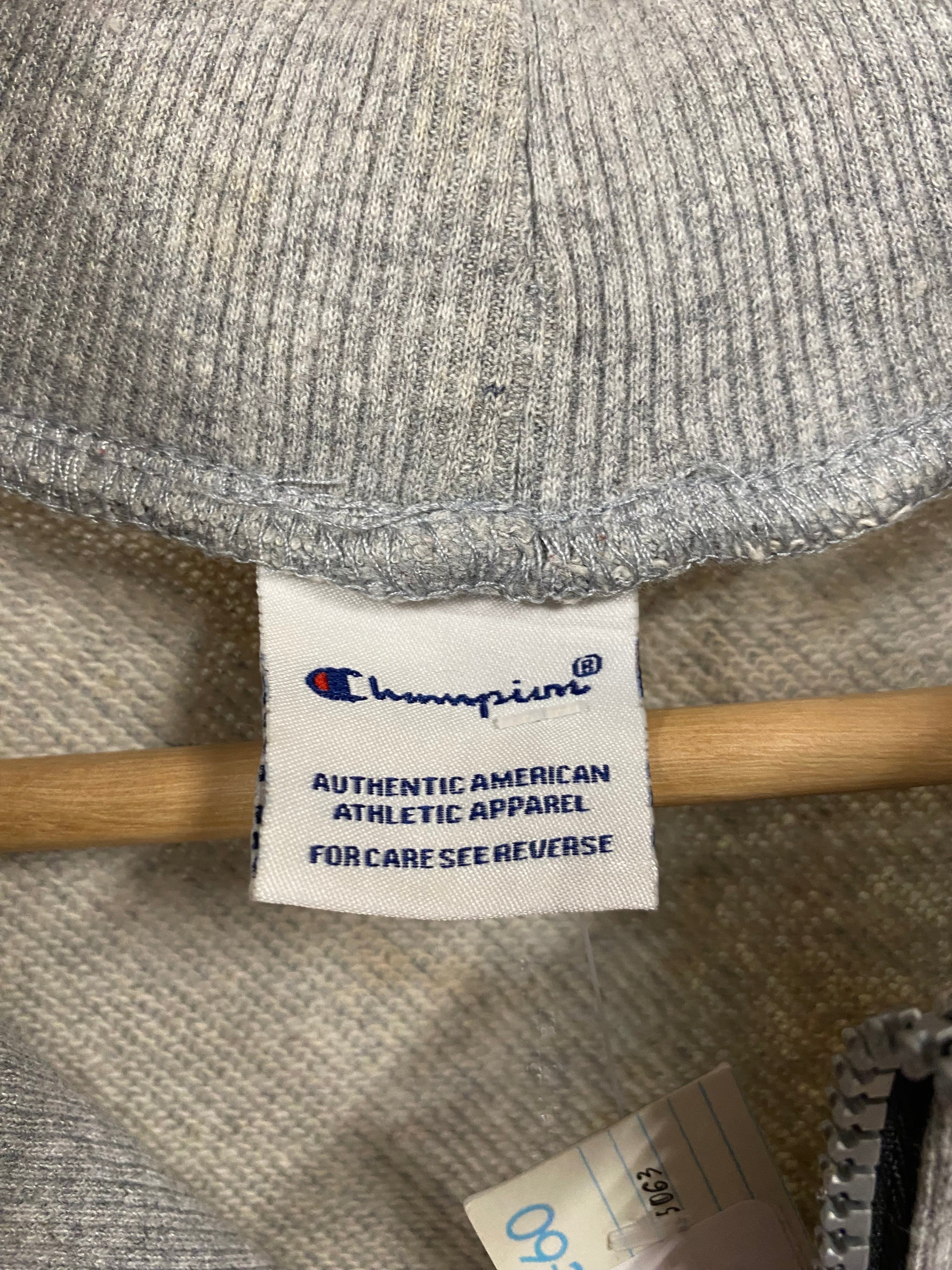 [M] Champion USA Grey 1/4 Zip