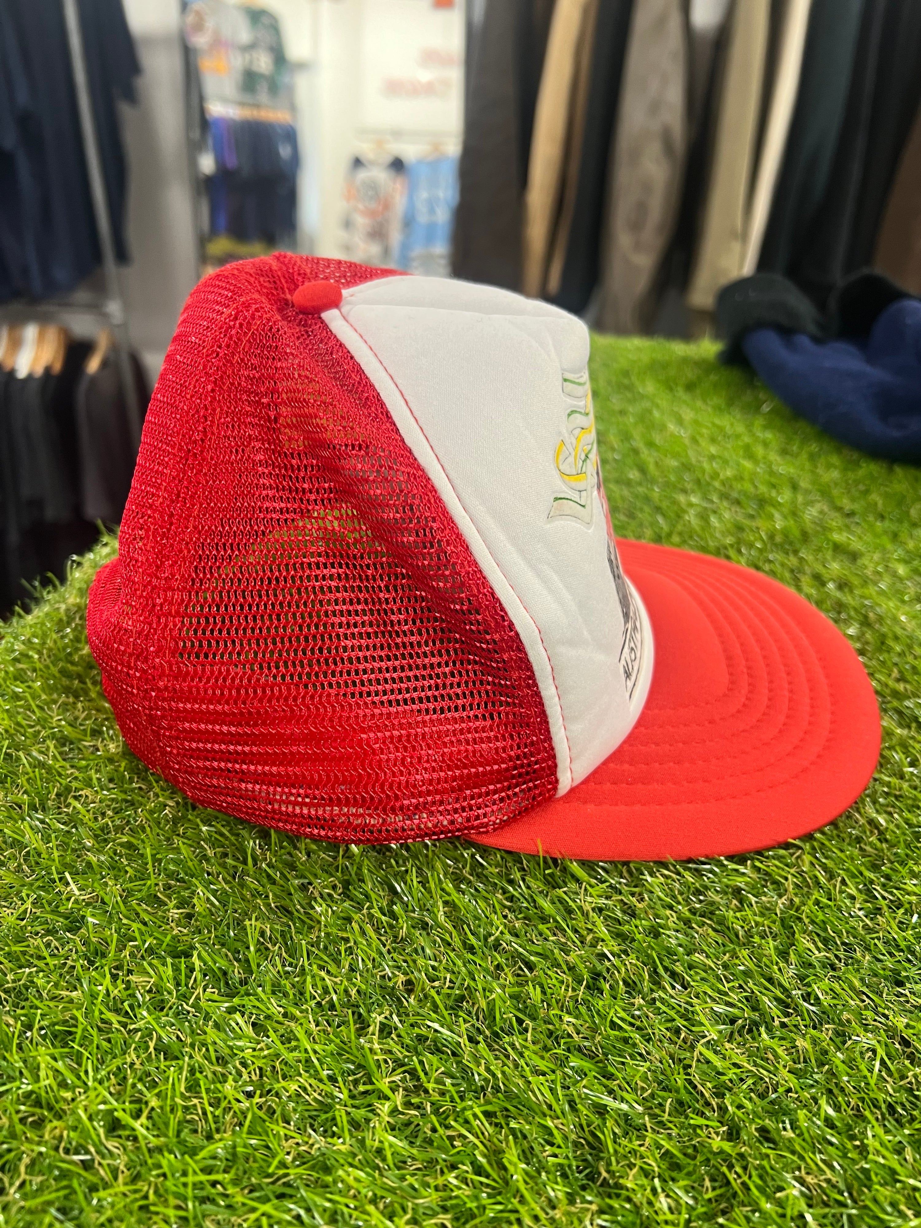 Vintage Australian Grand Prix Mesh Trucker Cap