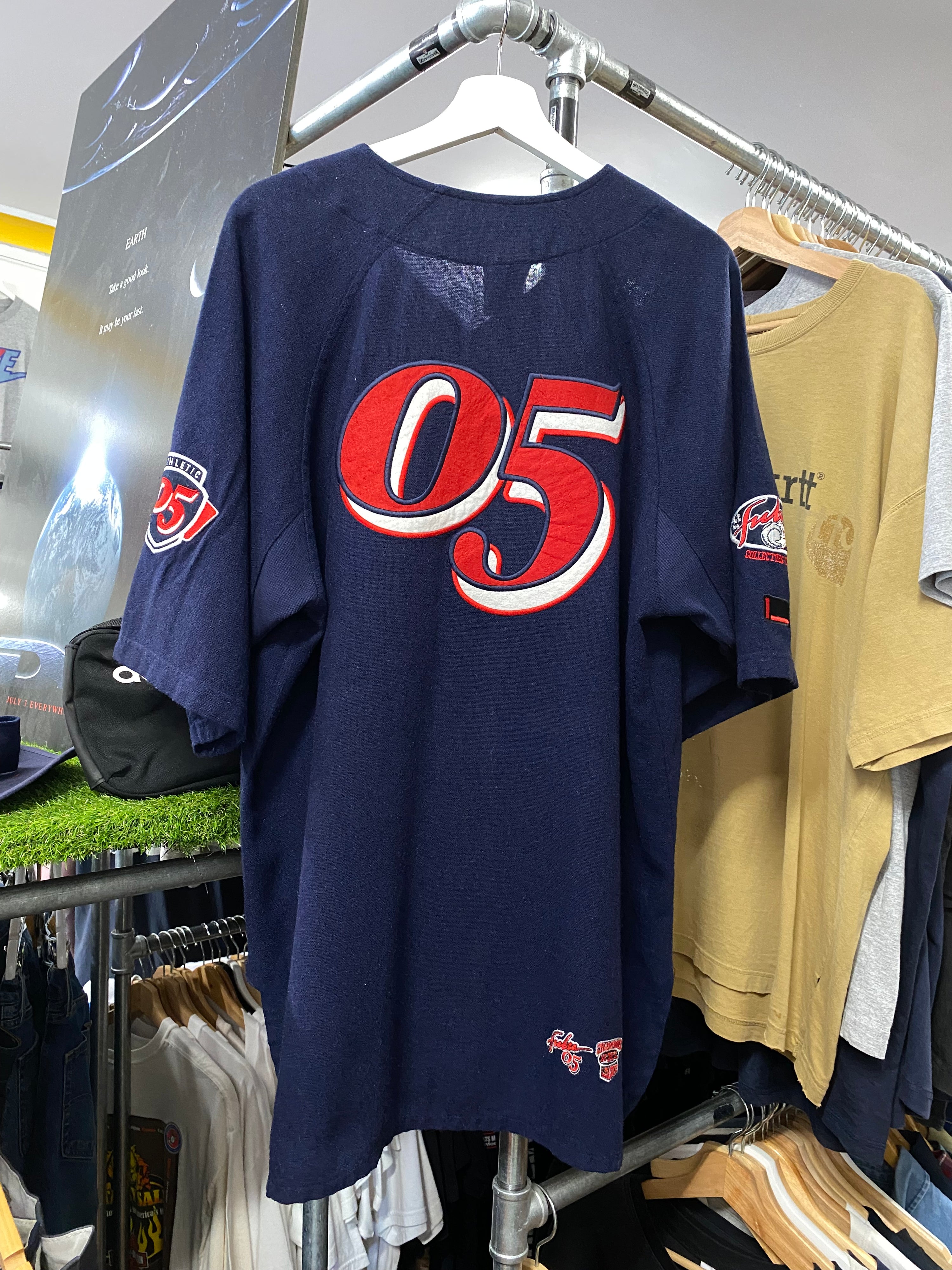 [M] FUBU Wool Baseball Jersey