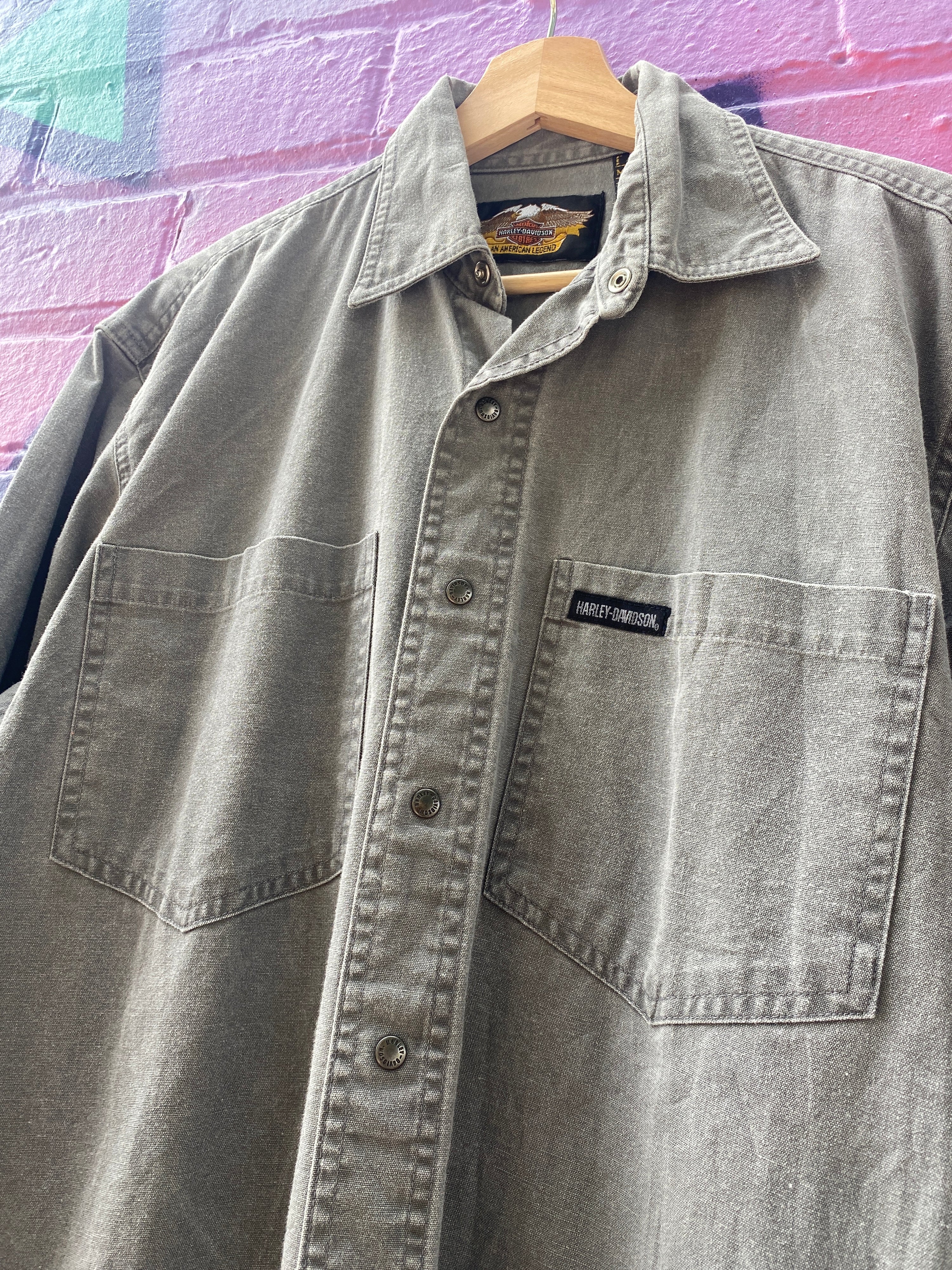 S - HD LS Button Up