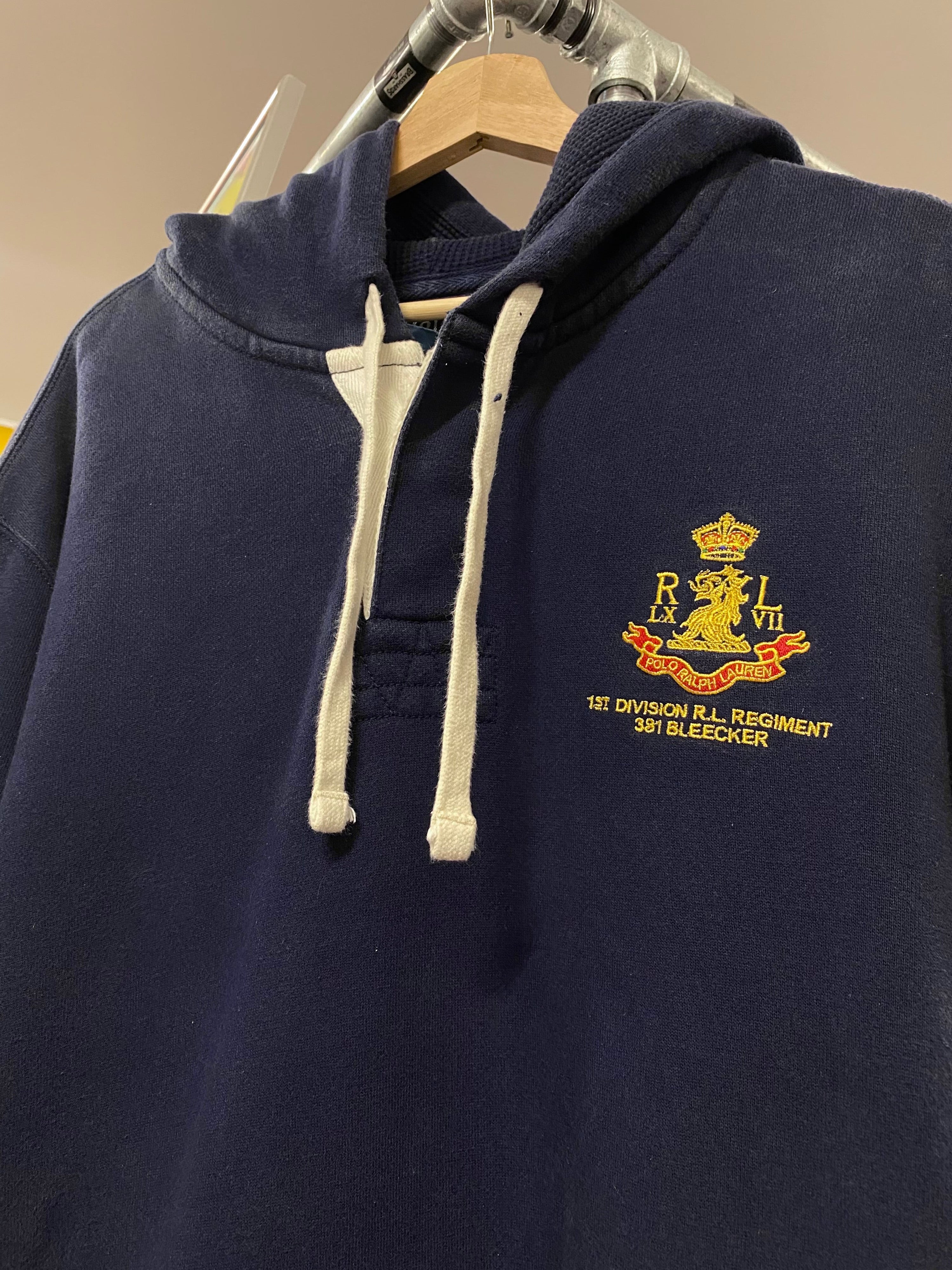 2XL - Polo Ralph Lauren 1st Division Blue Hoodie
