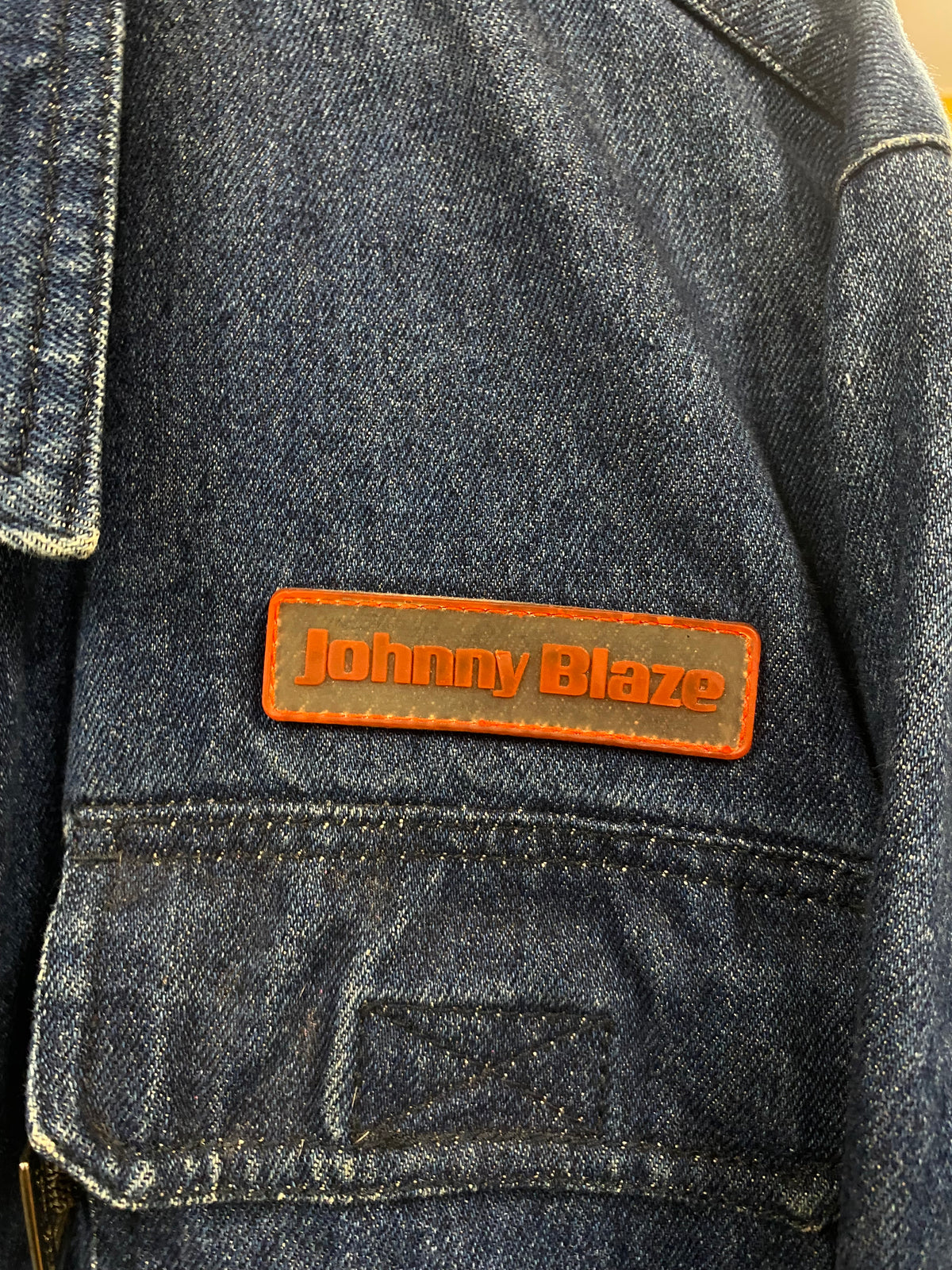 [M] Johnny Blaze Dark Blue Denim Jacket