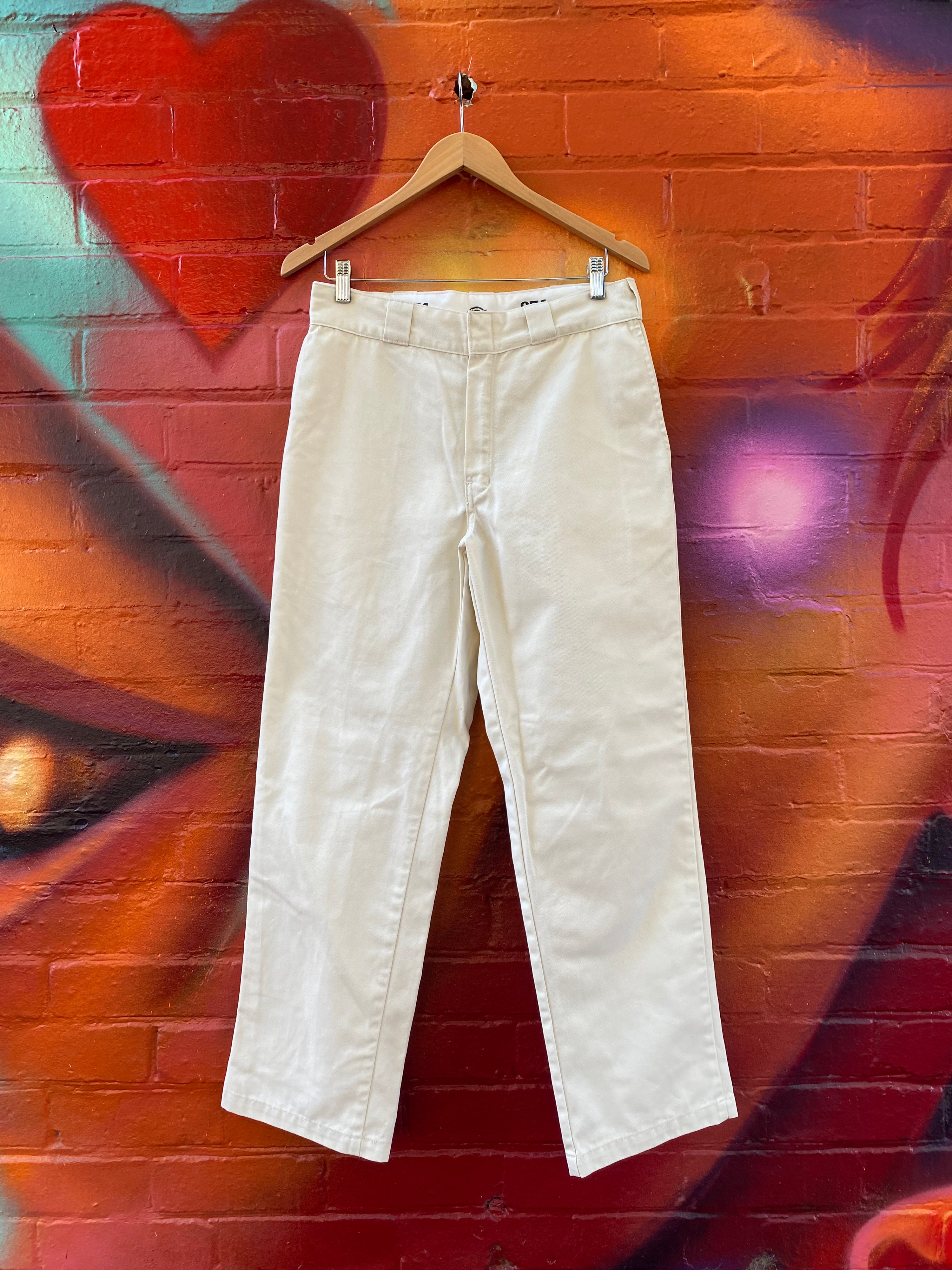 [30] Dickies White 874 Work Pants