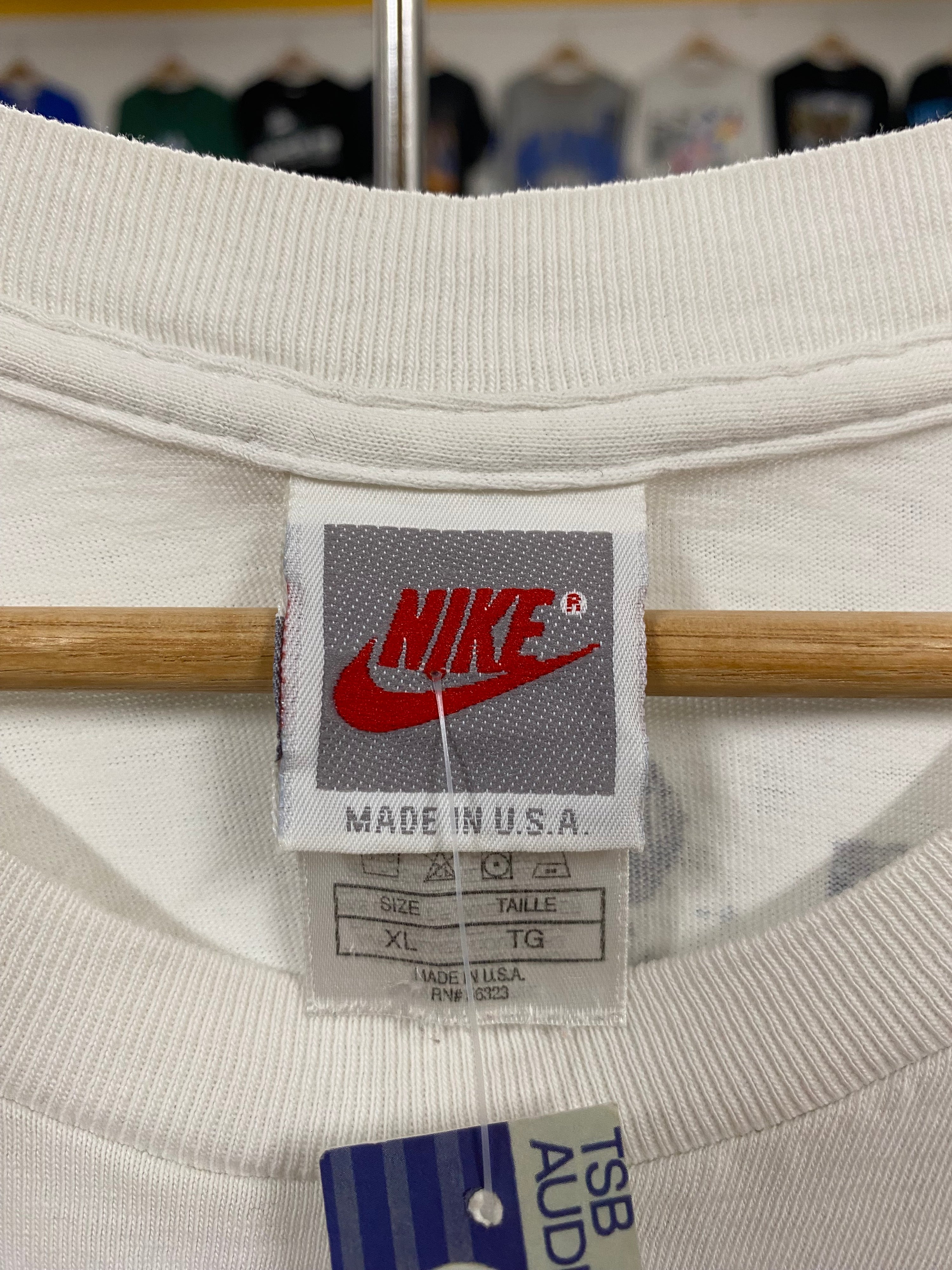 [XL] 1990s Nike Tennis: Whip/Whack/Spank/Smack Double Sided Tshirt