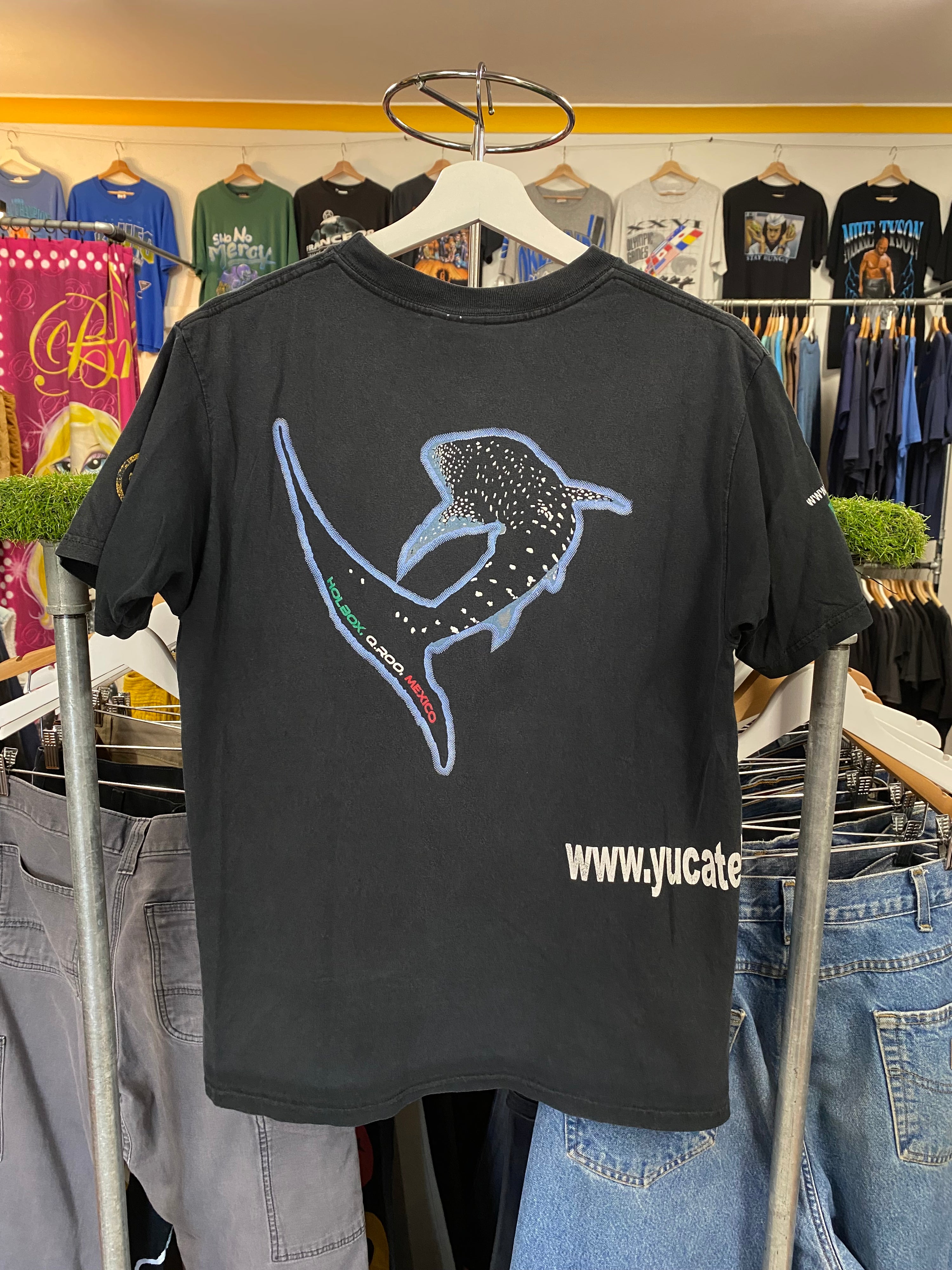 [M] Whale Shark Project Mexico Black Tee