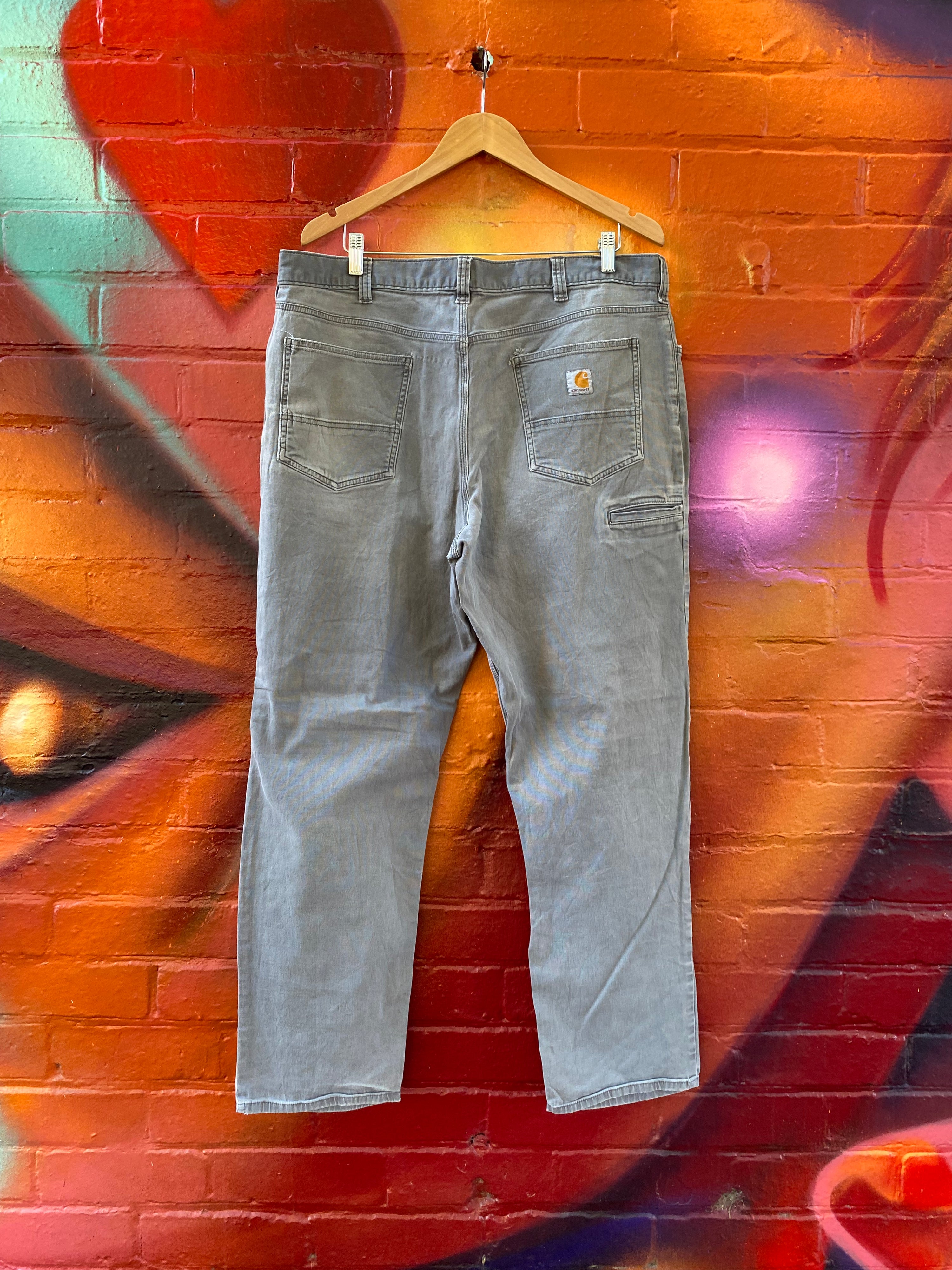 [40] Carhartt Grey 102517 Carpenter Pants