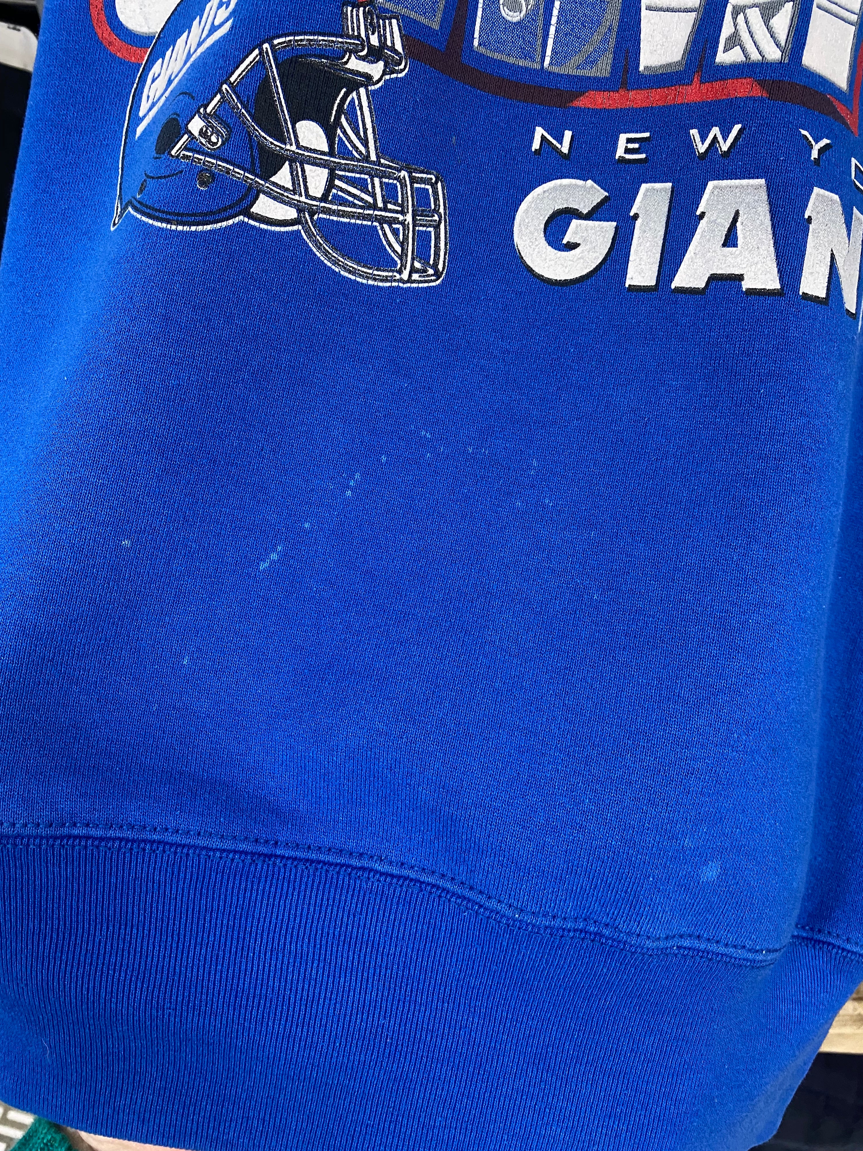 [L] 1997 New York Giants Division Champions Blue Jumper