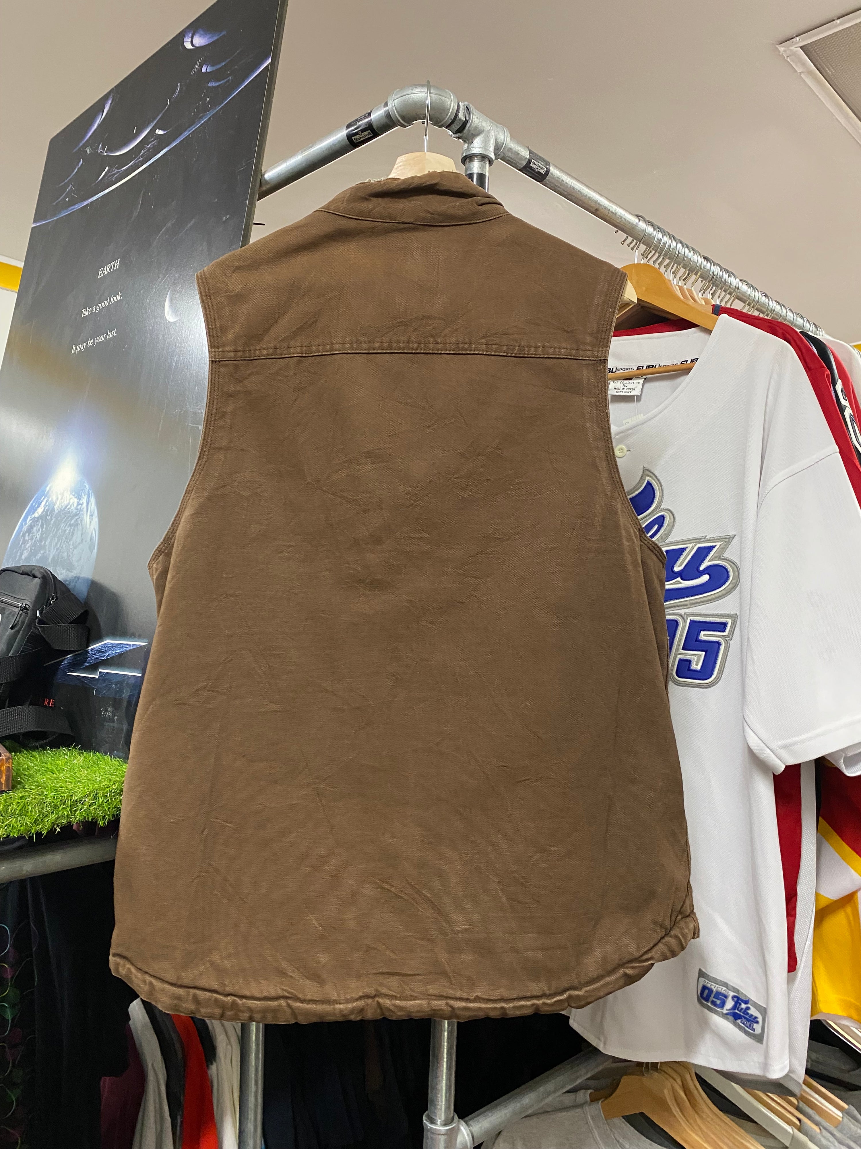 [LT] Berne Sherpa Lined Brown Work Vest