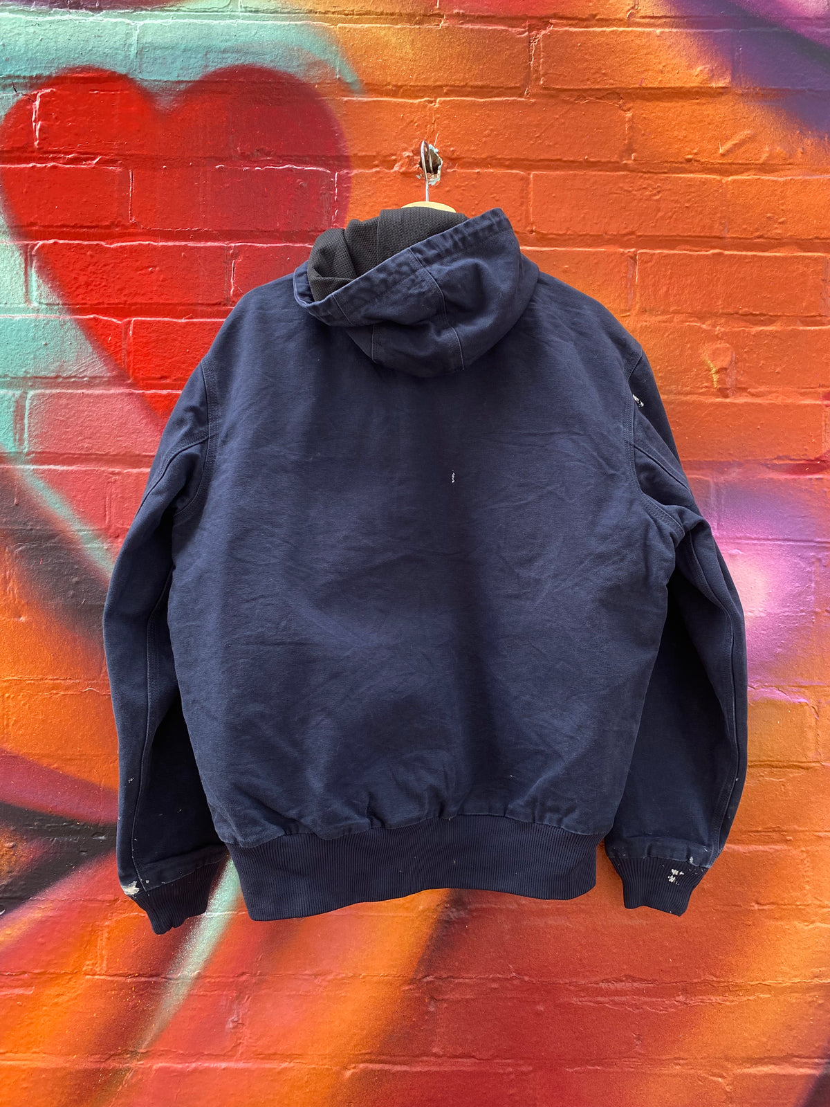 [M] Carhartt Dark Blue Active Jacket 'Multi Roofing System Services'