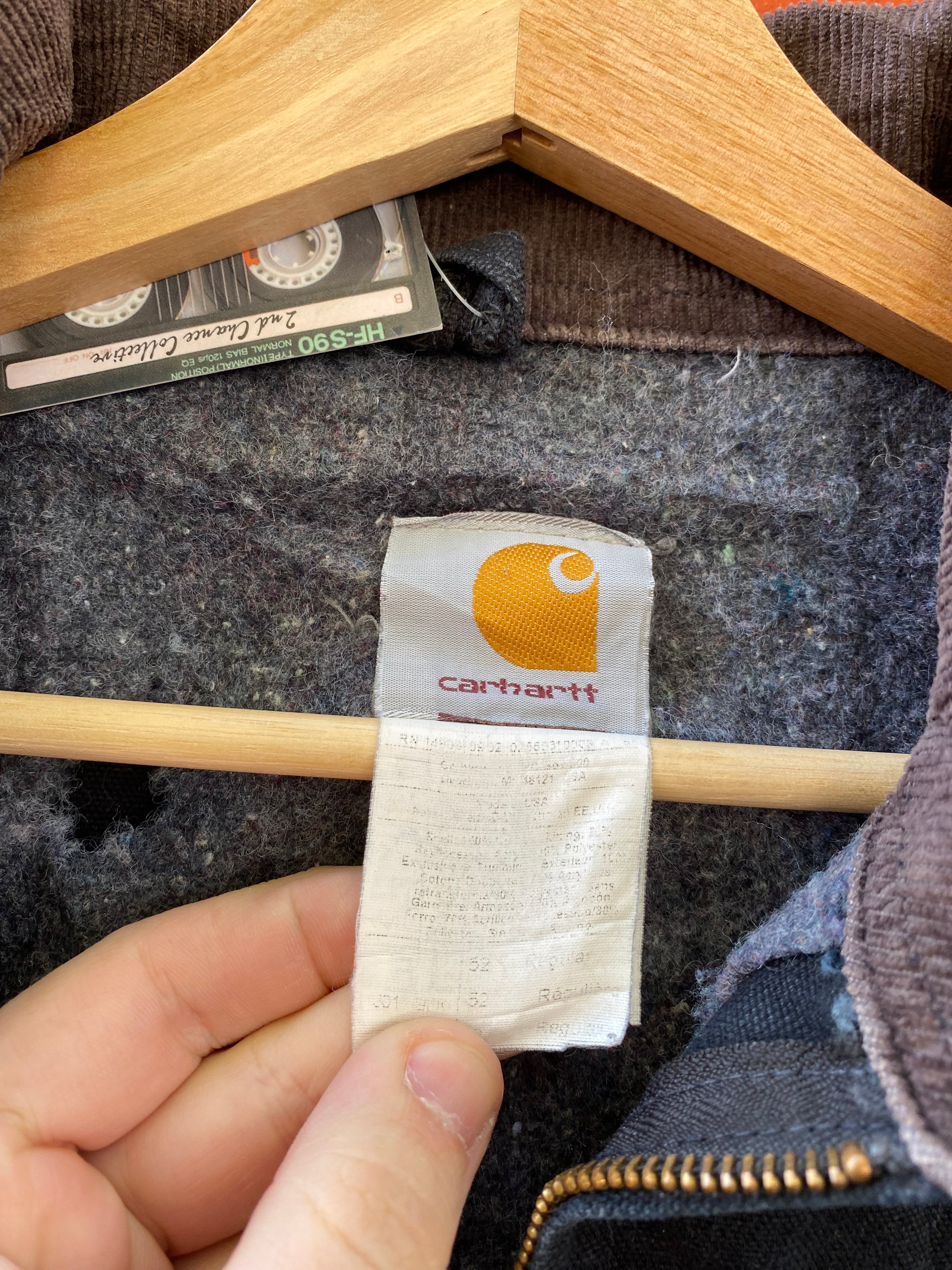 [L] Carhartt P.R.C.S.I Black Detroit Jacket