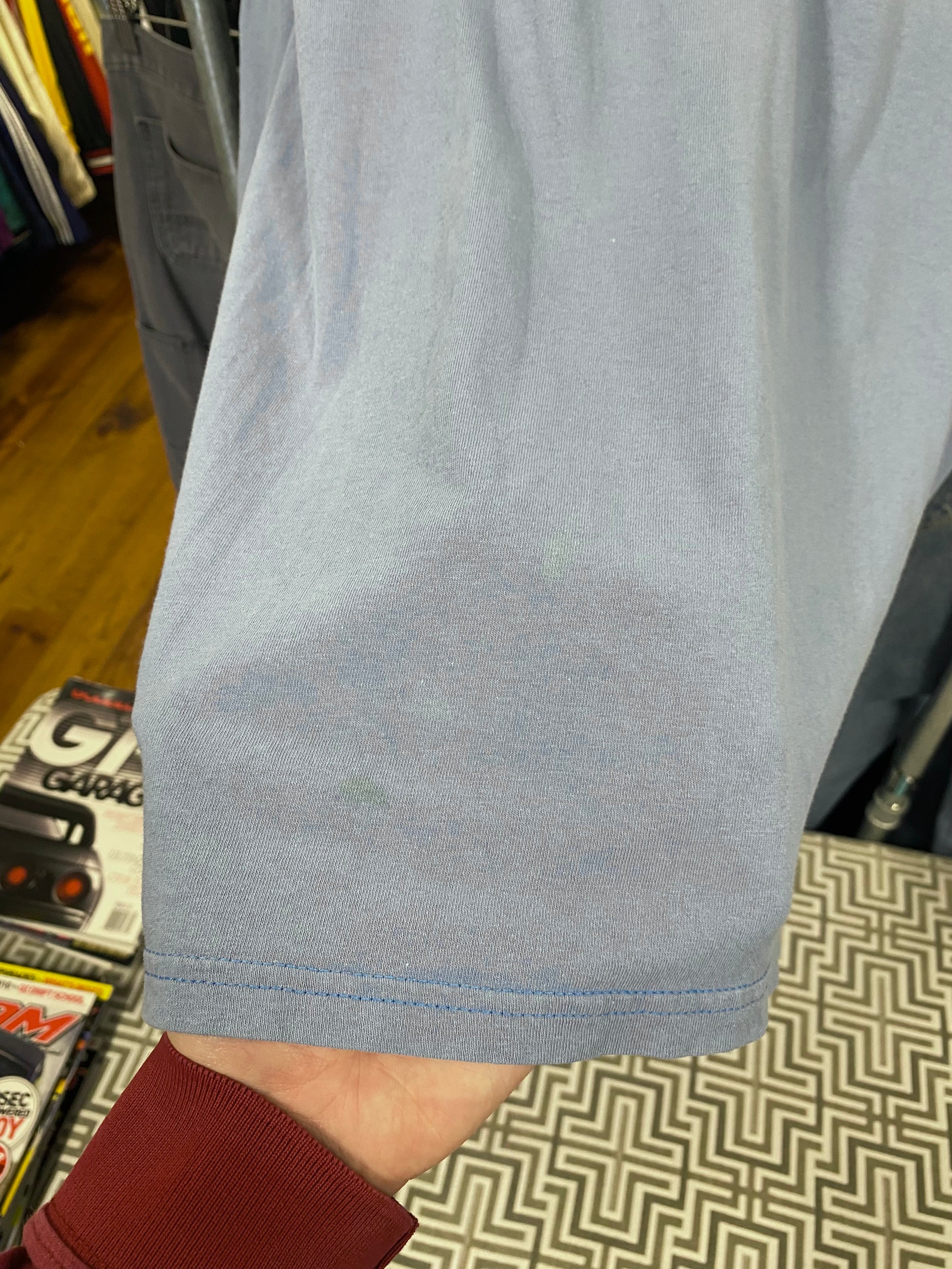 [XL] 2000s Nike Baby BlueDouble Sided 'I Will Be An Athlete' Tshirt