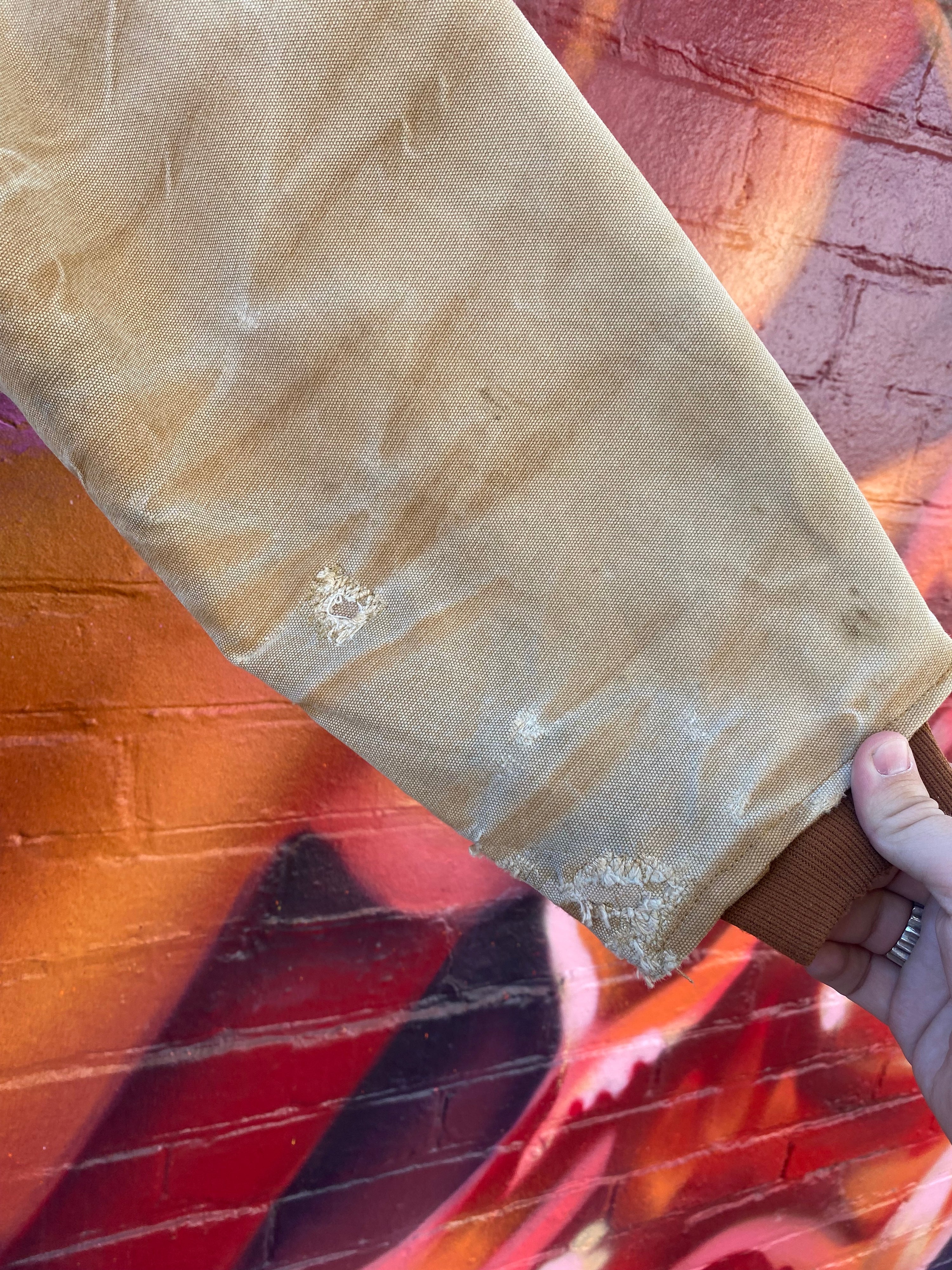[2XL] Vintage Carhartt C26BRN Light Brown Arctic Jacket