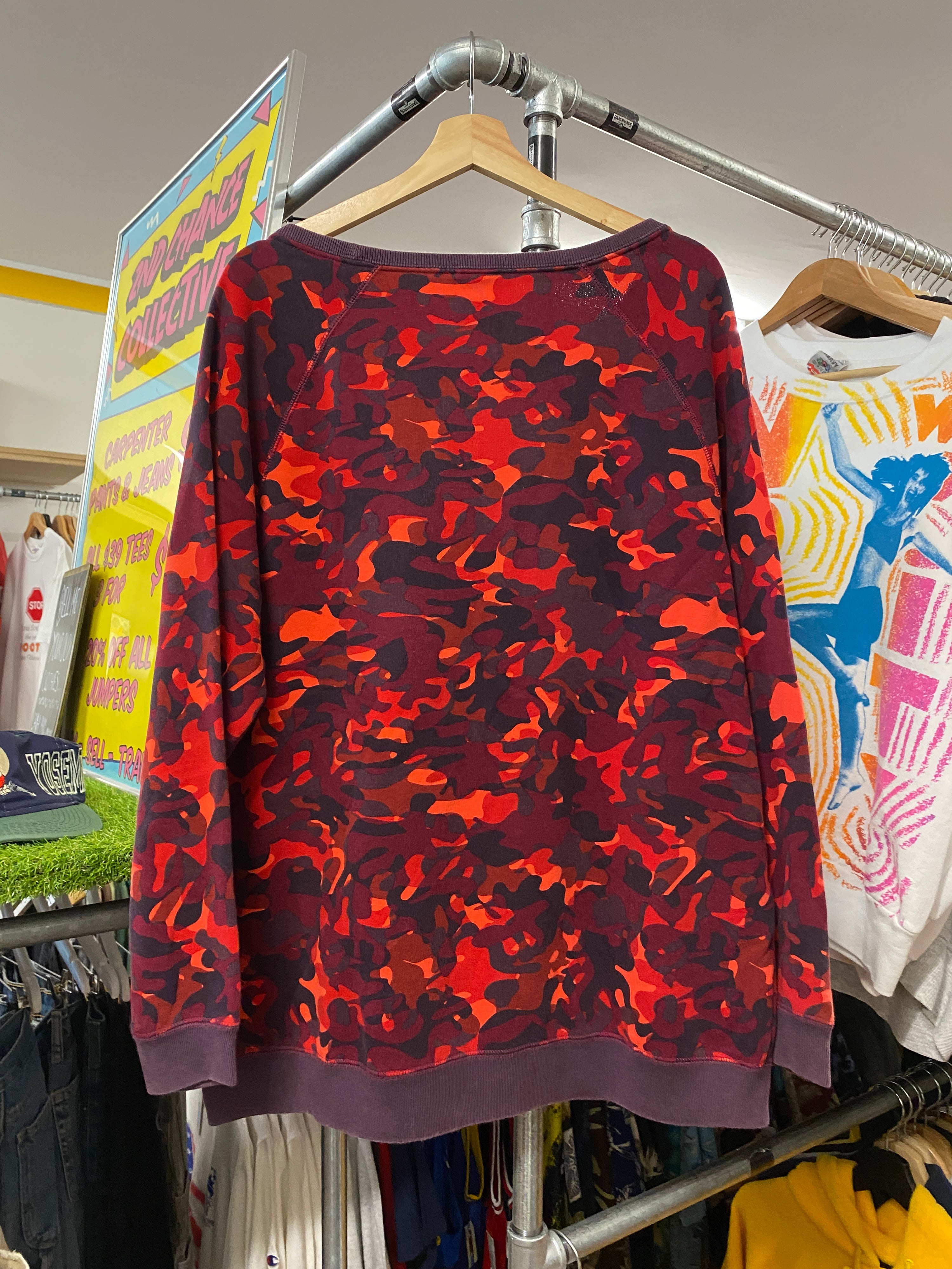 XL - Nike Red Camo AOP Jumper