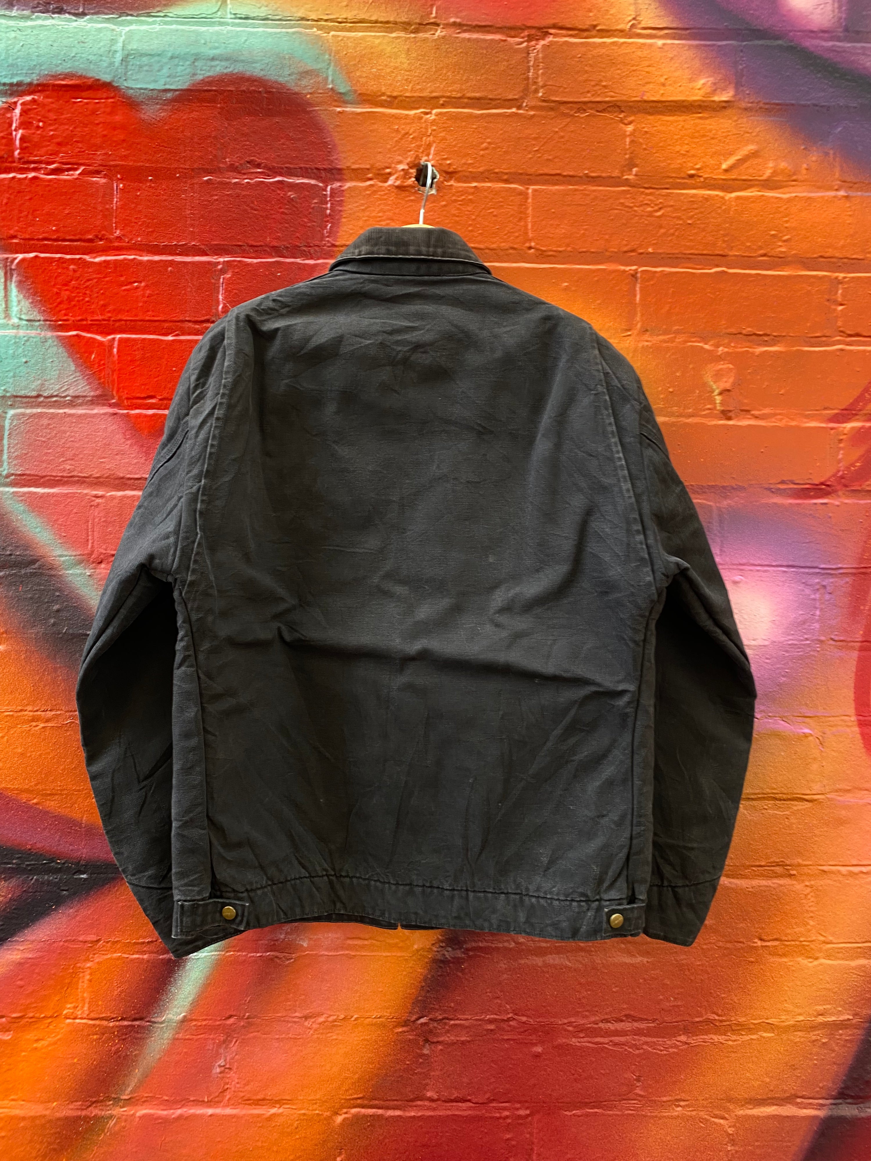 [L] Carhartt Tall Black Detroit Jacket