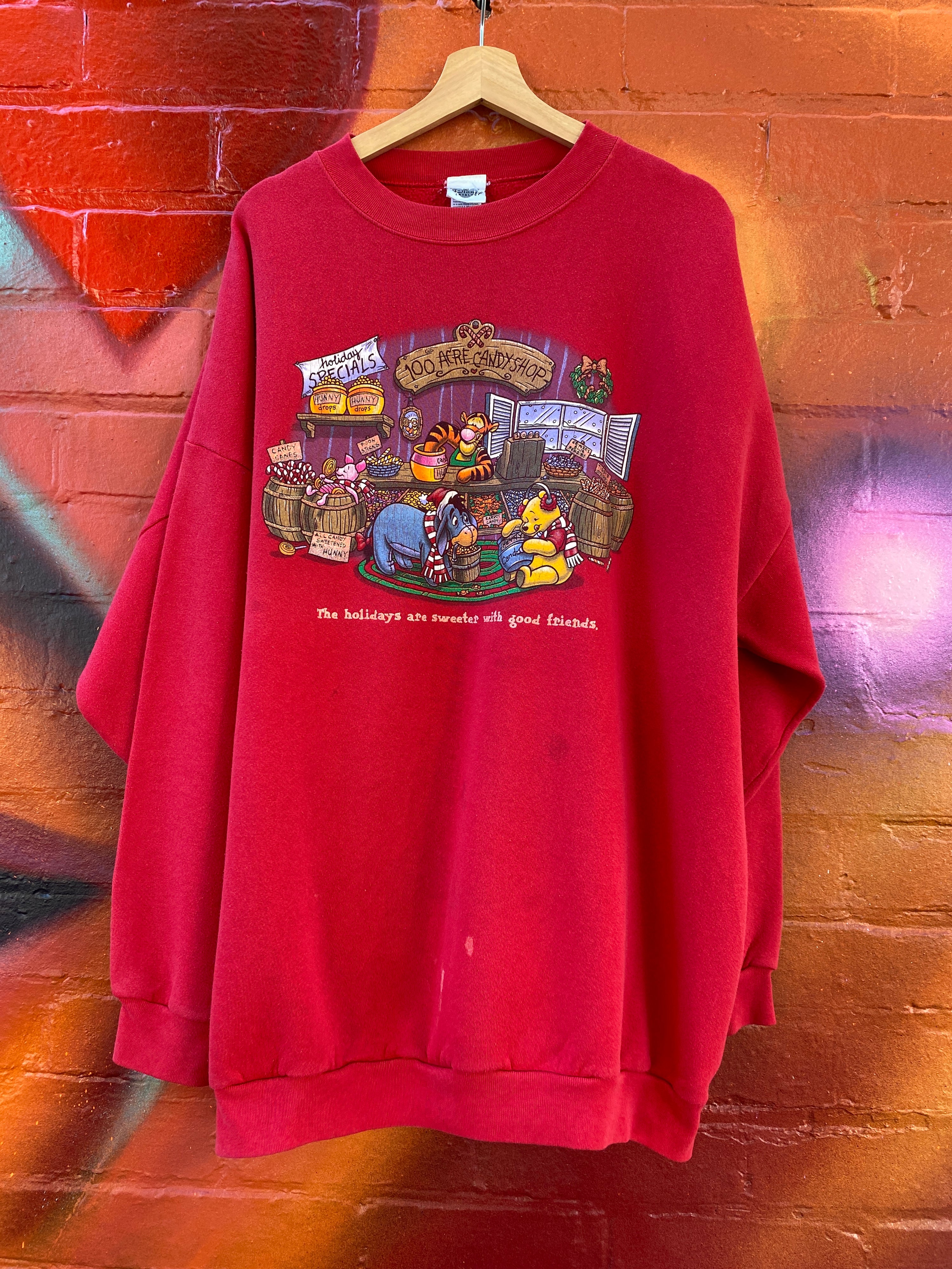 2XL - Pooh 100 Acre Candy Shop Jumper