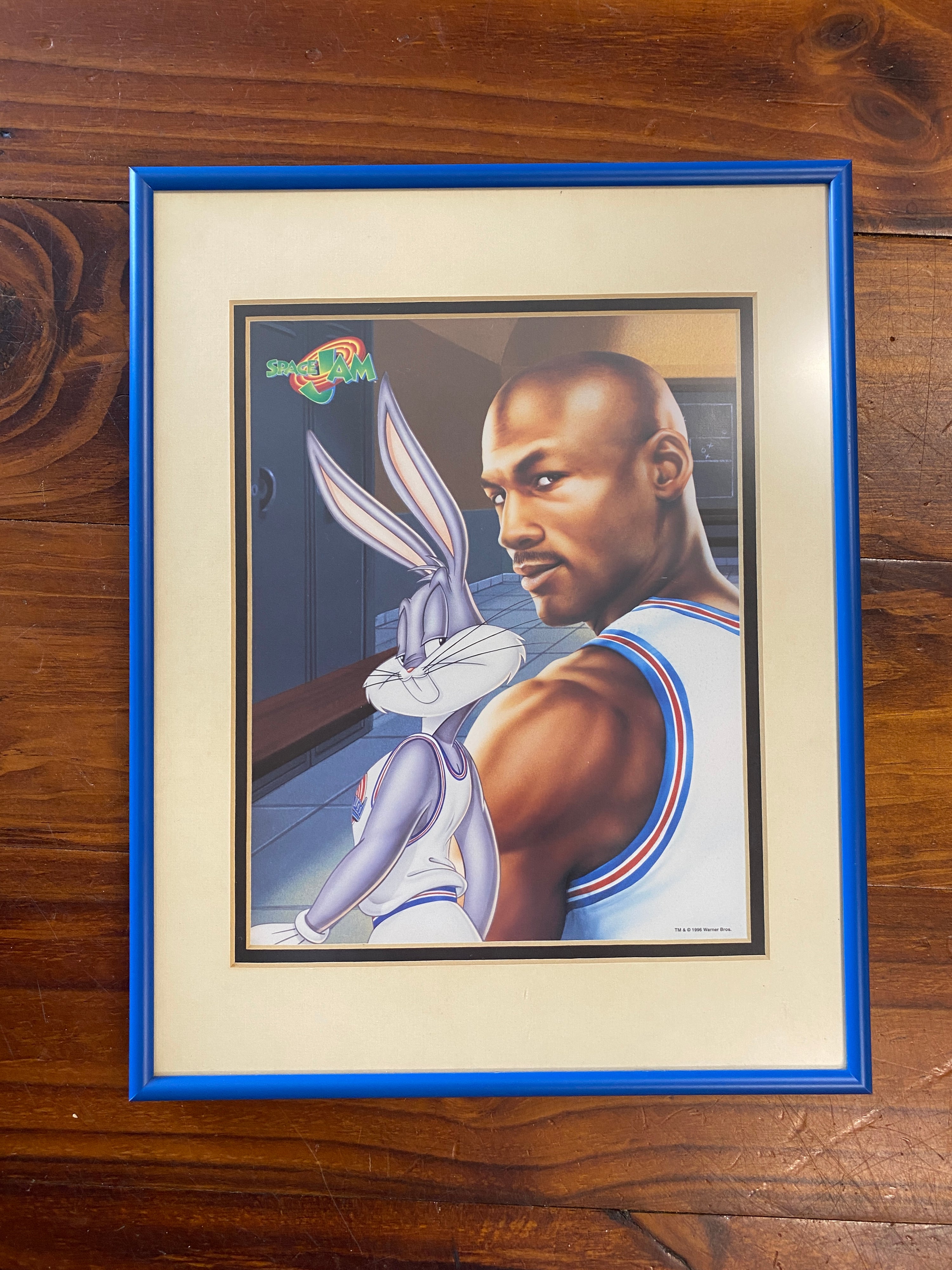 1996 Michael Jordan x Bugs Bunny Space Jam Print