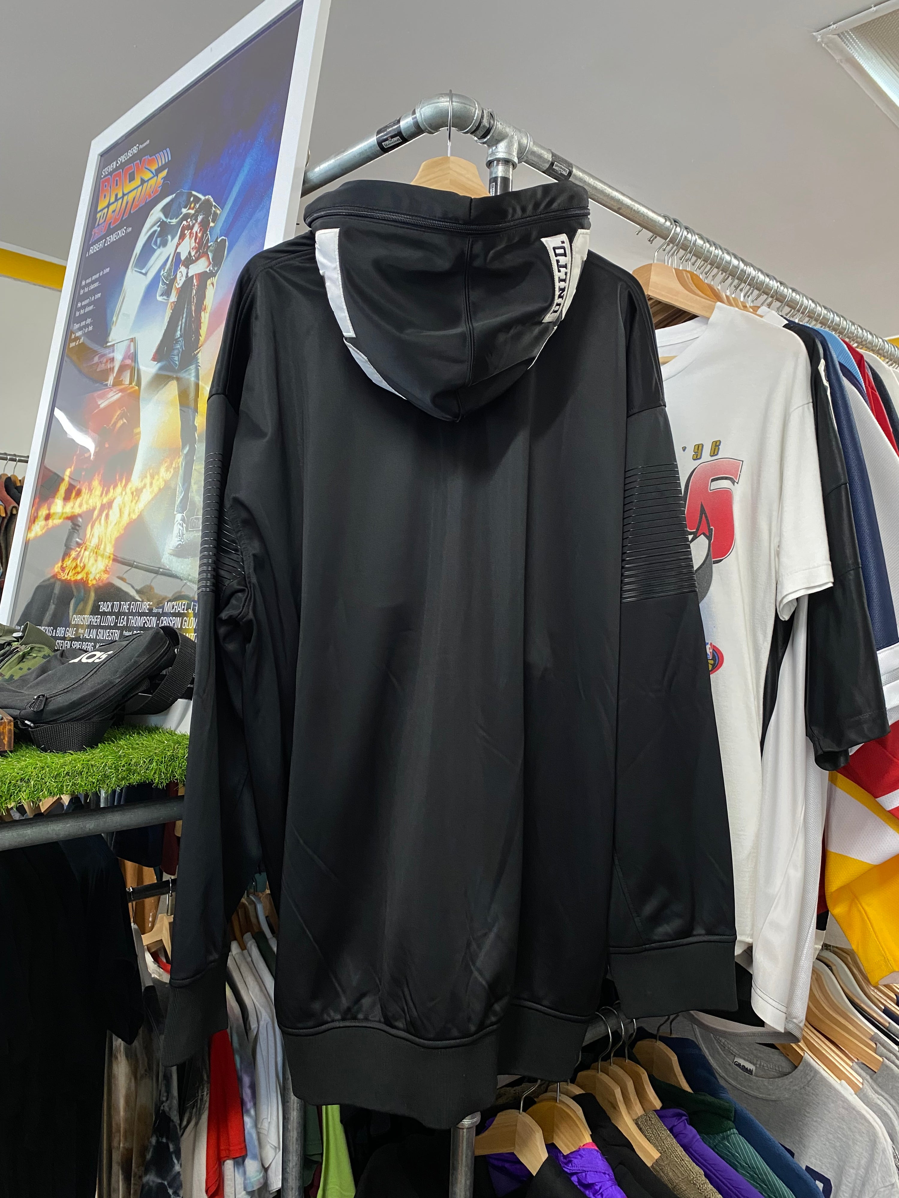 [3XL] Ecko Black Tactile Zip Hood Jacket