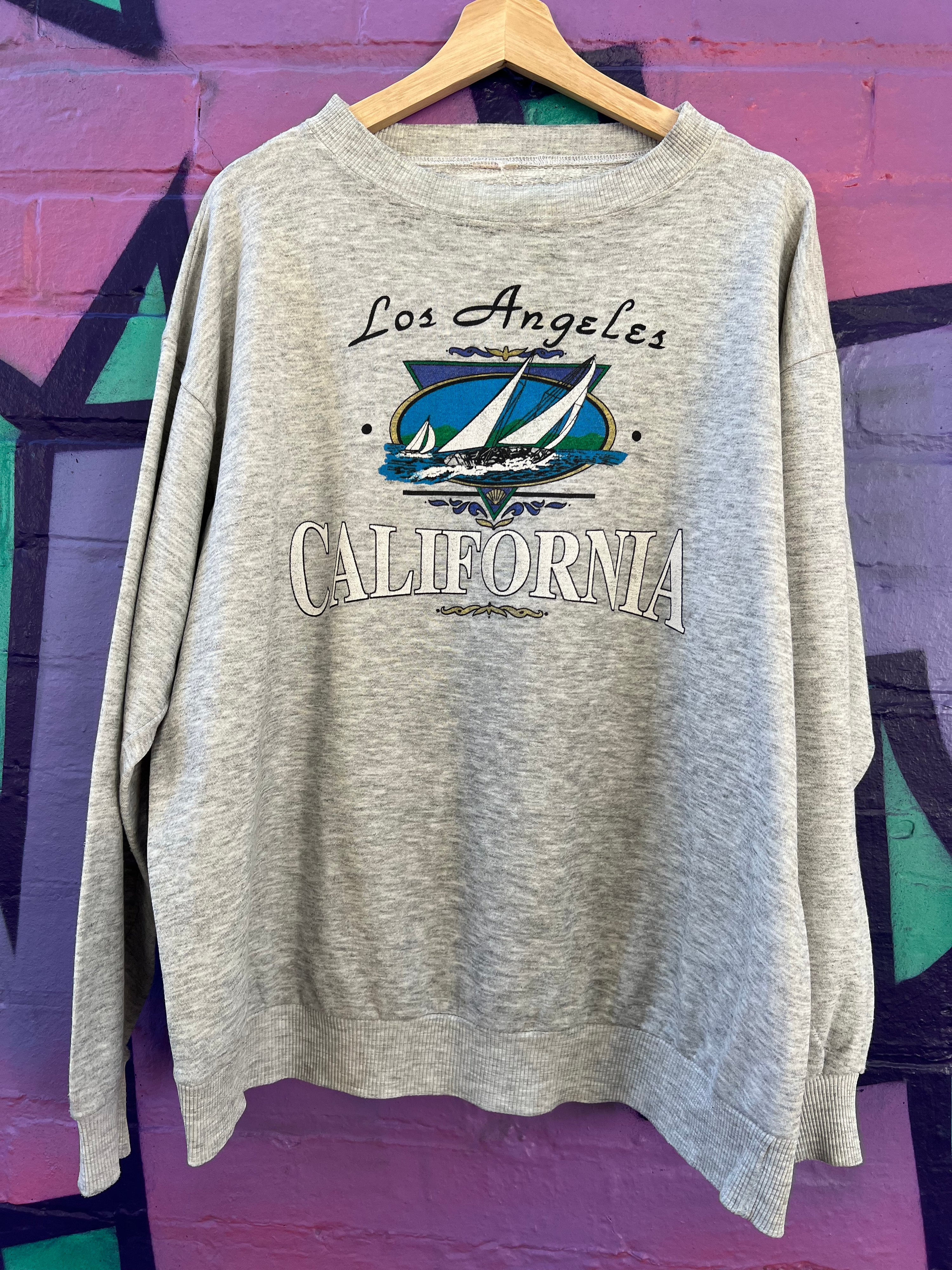 L - Los Angeles California Grey Jumper