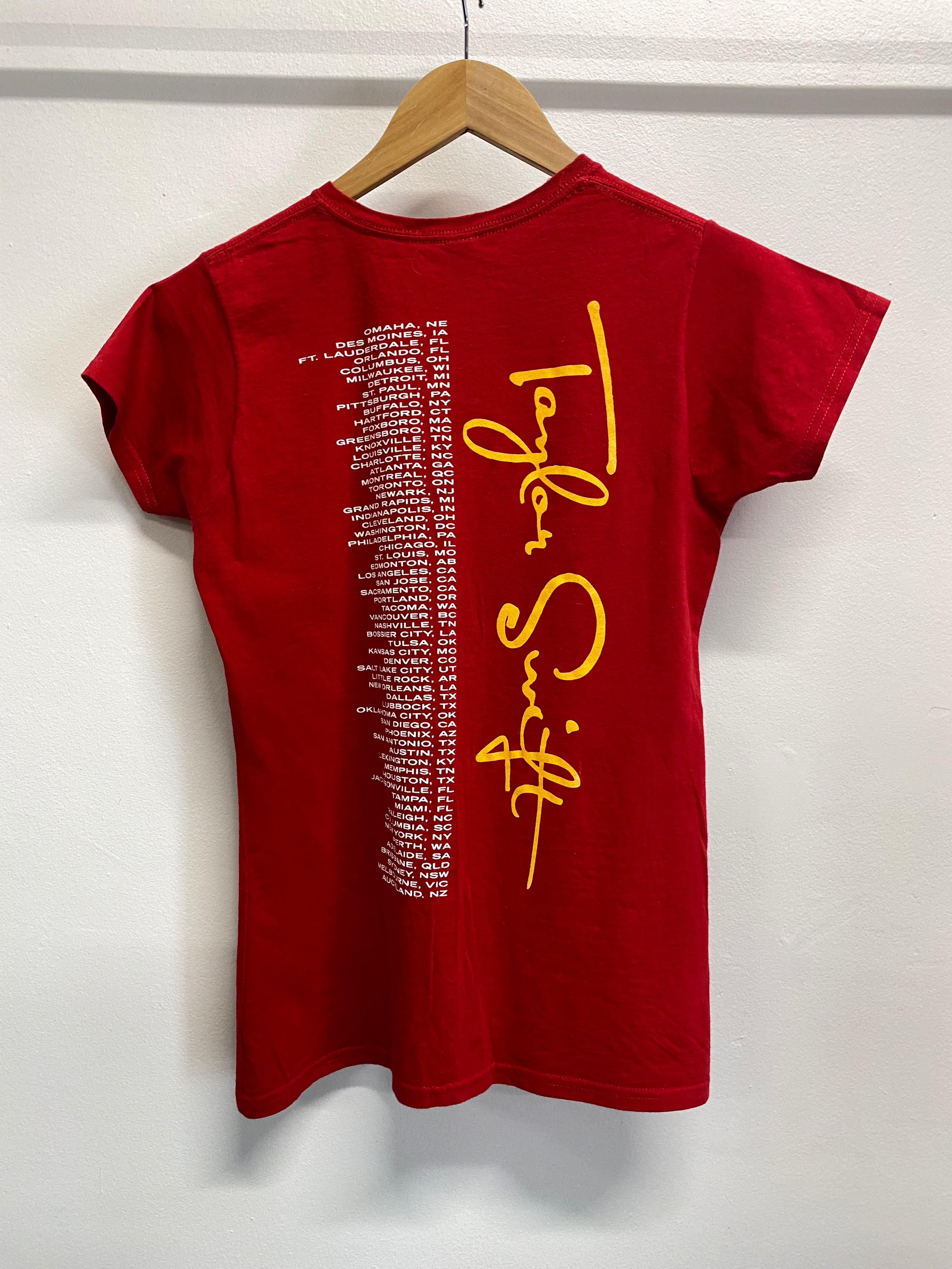 [L] Ladies Taylor Swift: Speak Now DS Red Tee